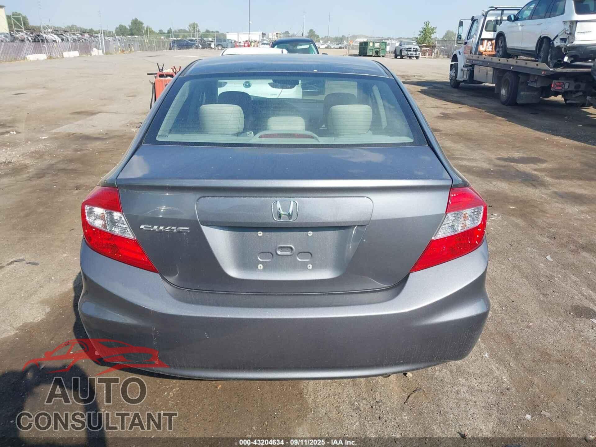 HONDA CIVIC 2012 - 19XFB2F50CE097733
