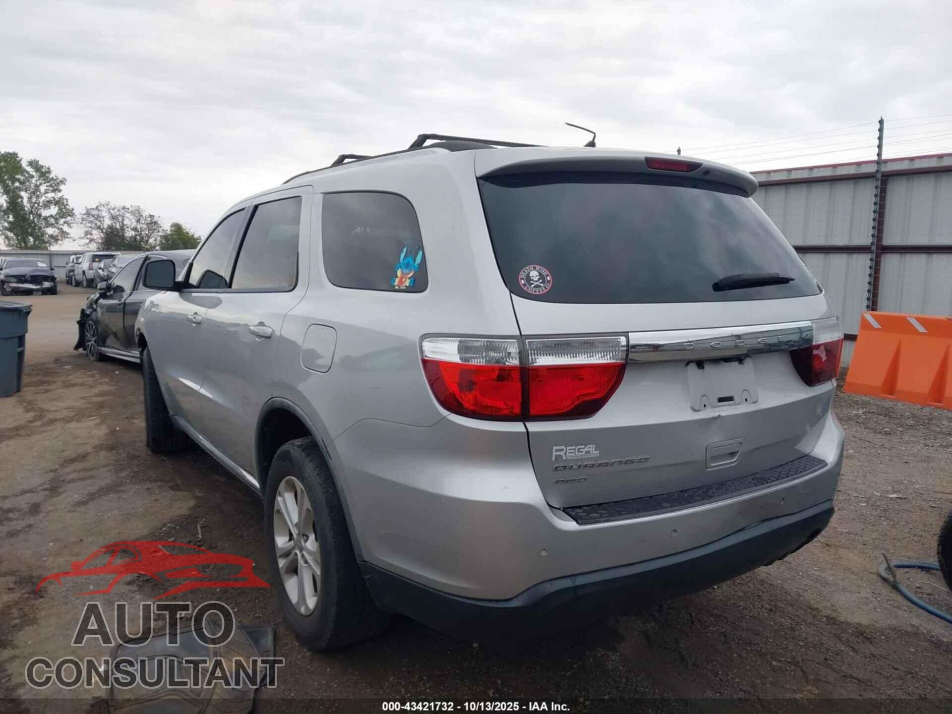 DODGE DURANGO 2011 - 1D4RE2GG1BC733914