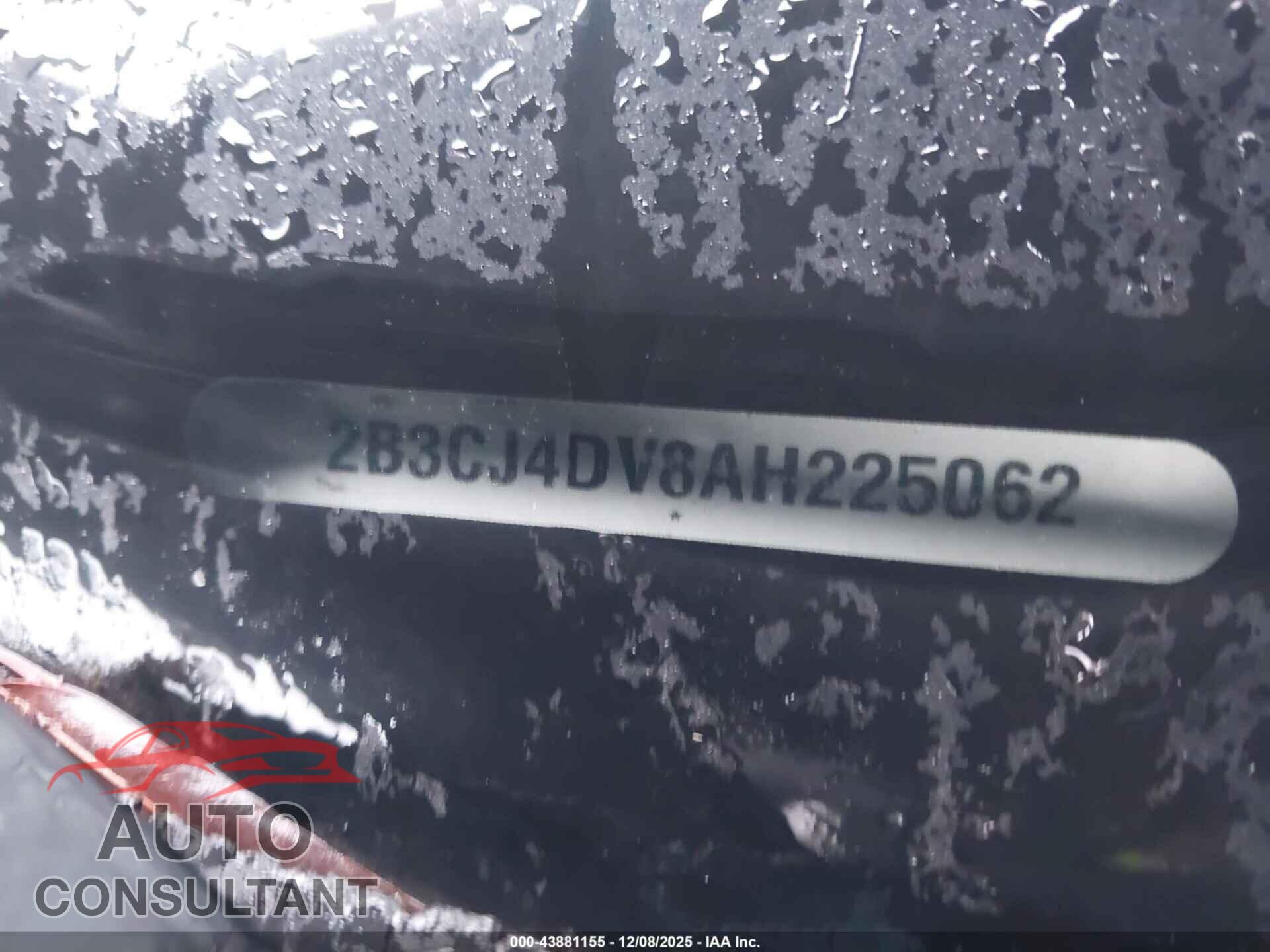 DODGE CHALLENGER 2010 - 2B3CJ4DV8AH225062