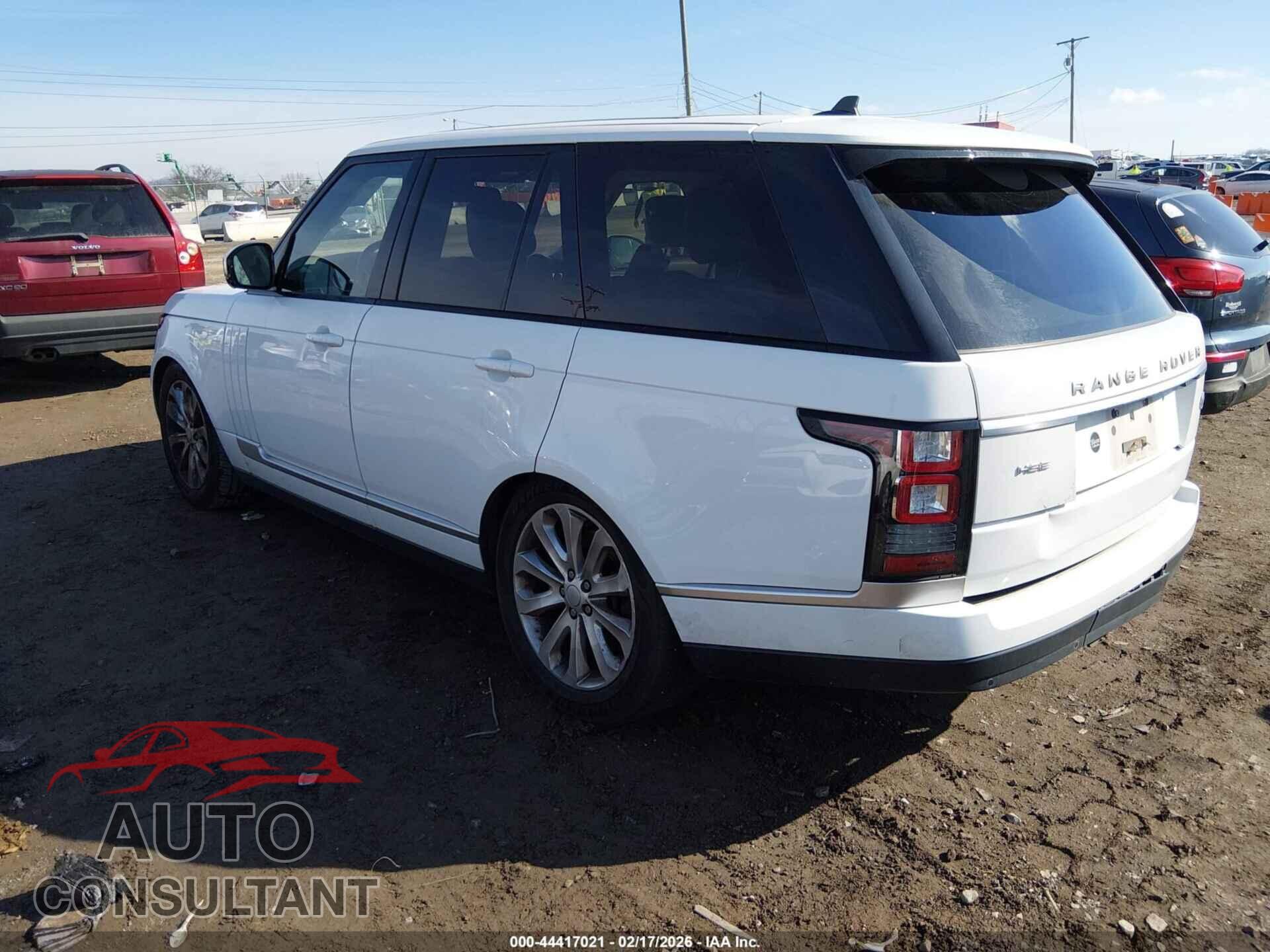 LAND ROVER RANGE ROVER 2016 - SALGS2VF0GA278962