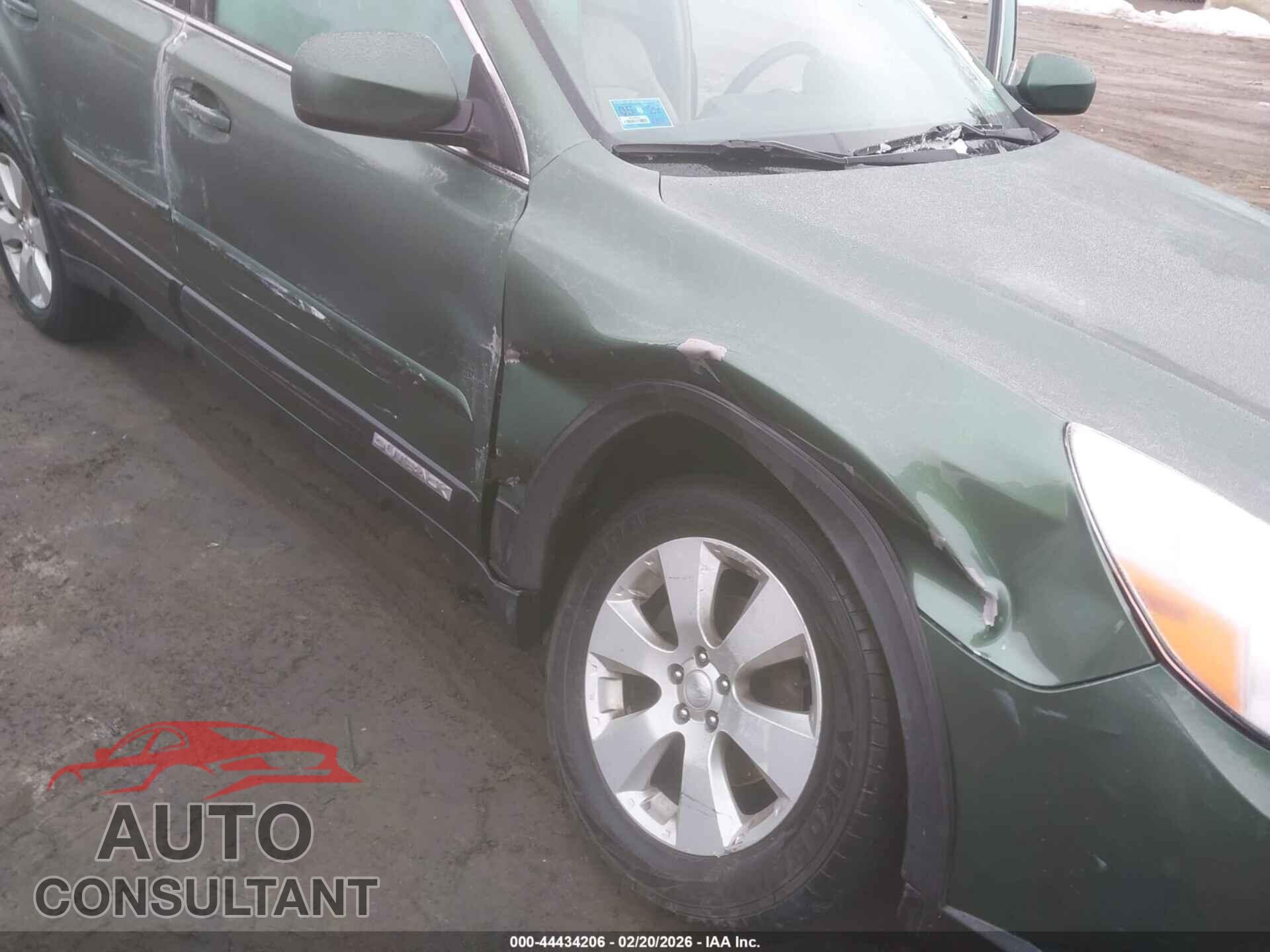 SUBARU OUTBACK 2011 - 4S4BRBLC8B3412972