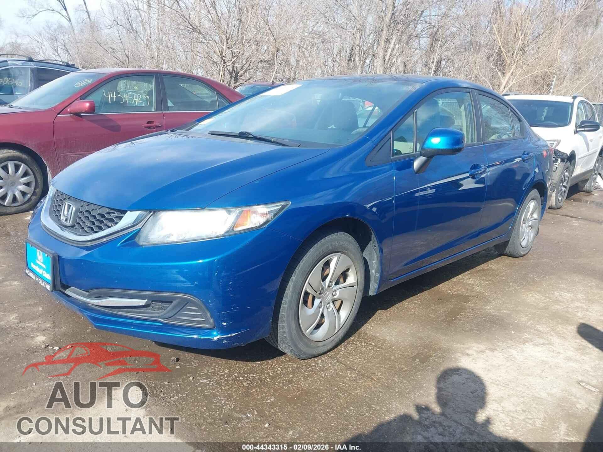 HONDA CIVIC 2013 - 2HGFB2F55DH511743