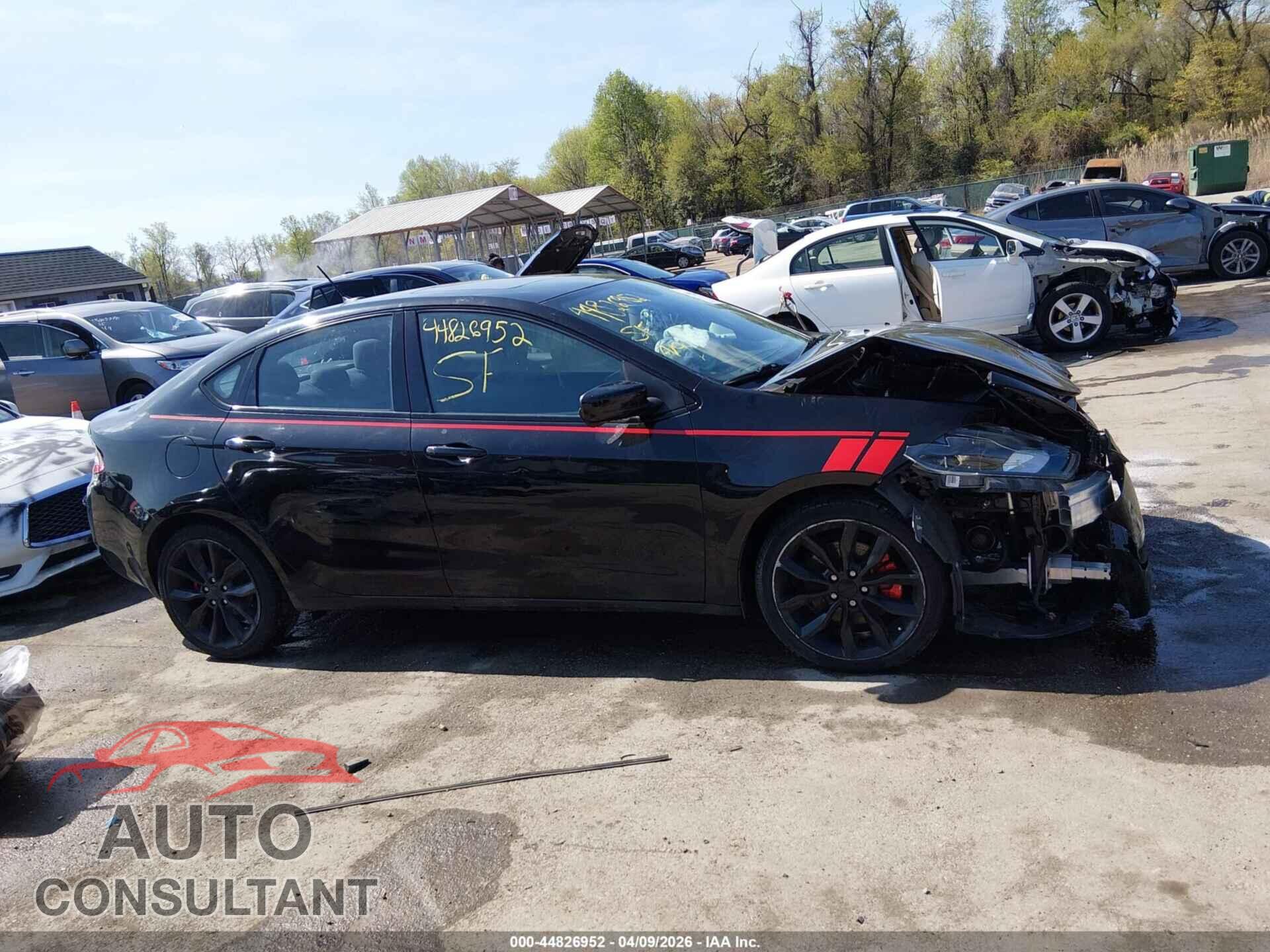 DODGE DART 2016 - 1C3CDFFA2GD818101