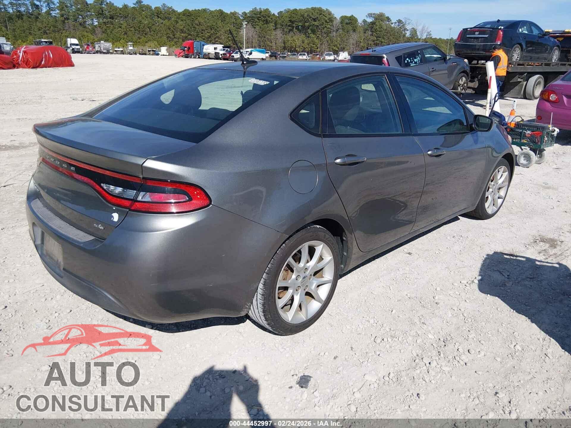 DODGE DART 2013 - 1C3CDFBA9DD178499