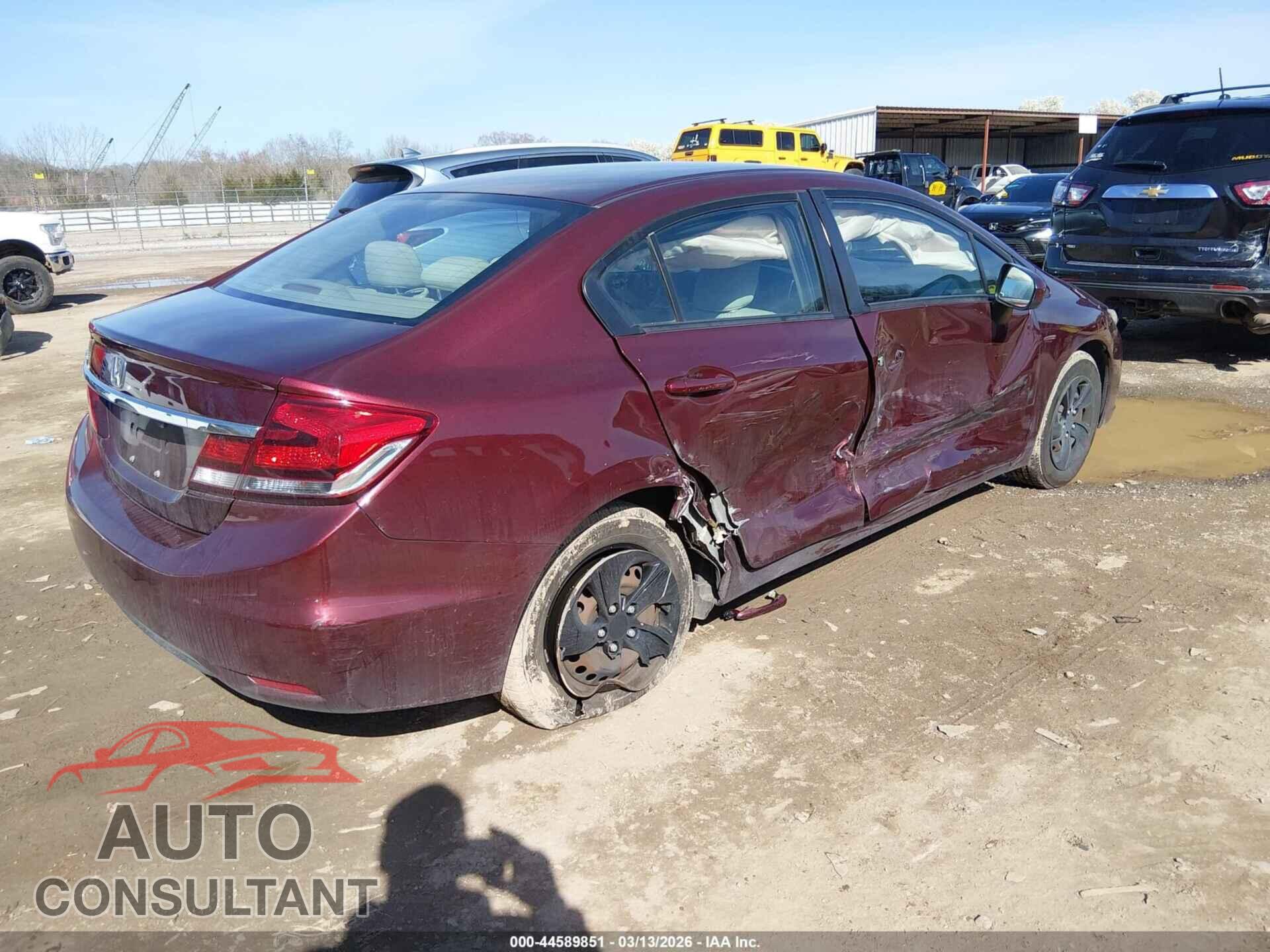 HONDA CIVIC 2014 - 19XFB2F59EE053345
