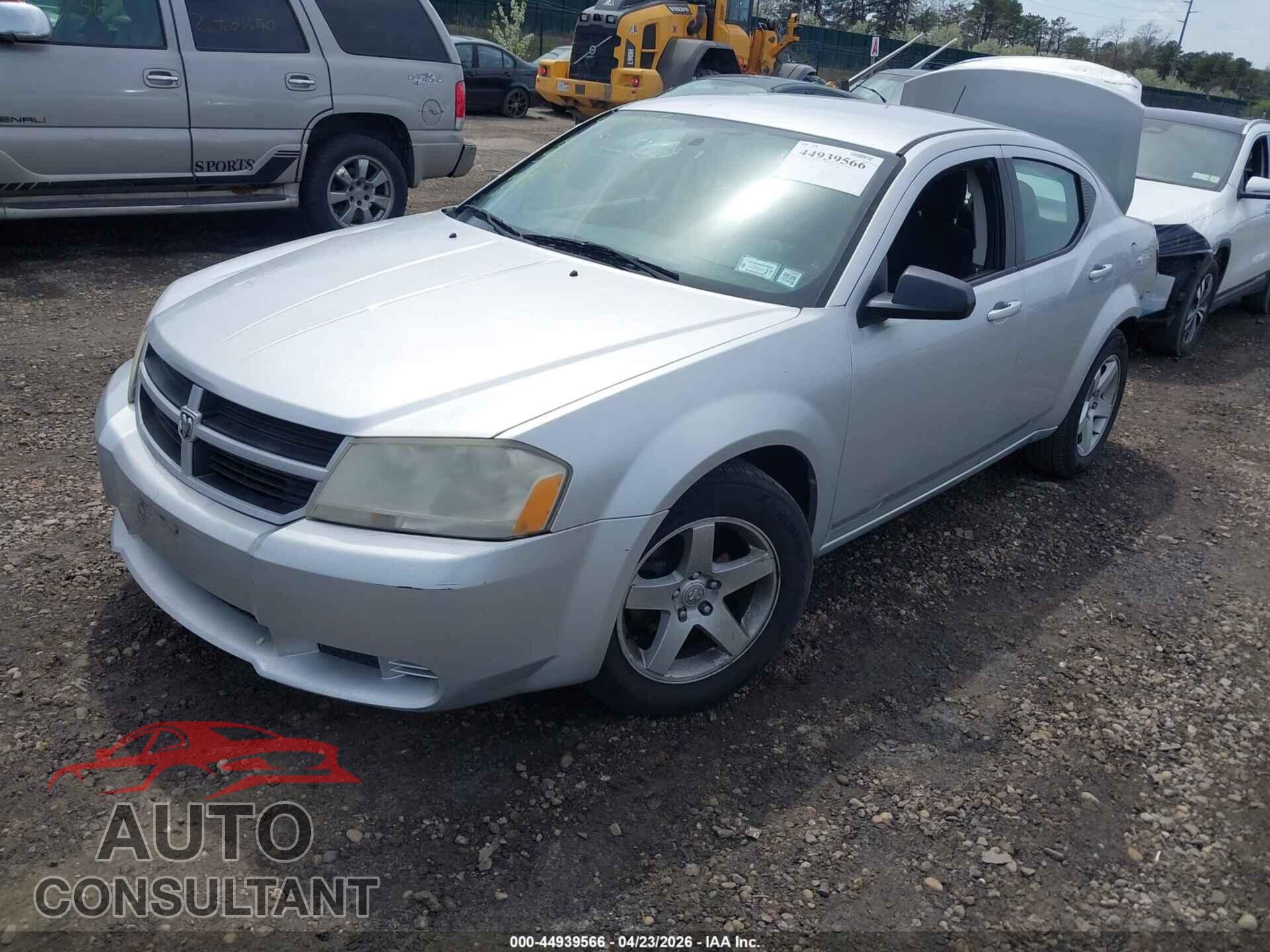 DODGE AVENGER 2010 - 1B3CC4FB8AN174196