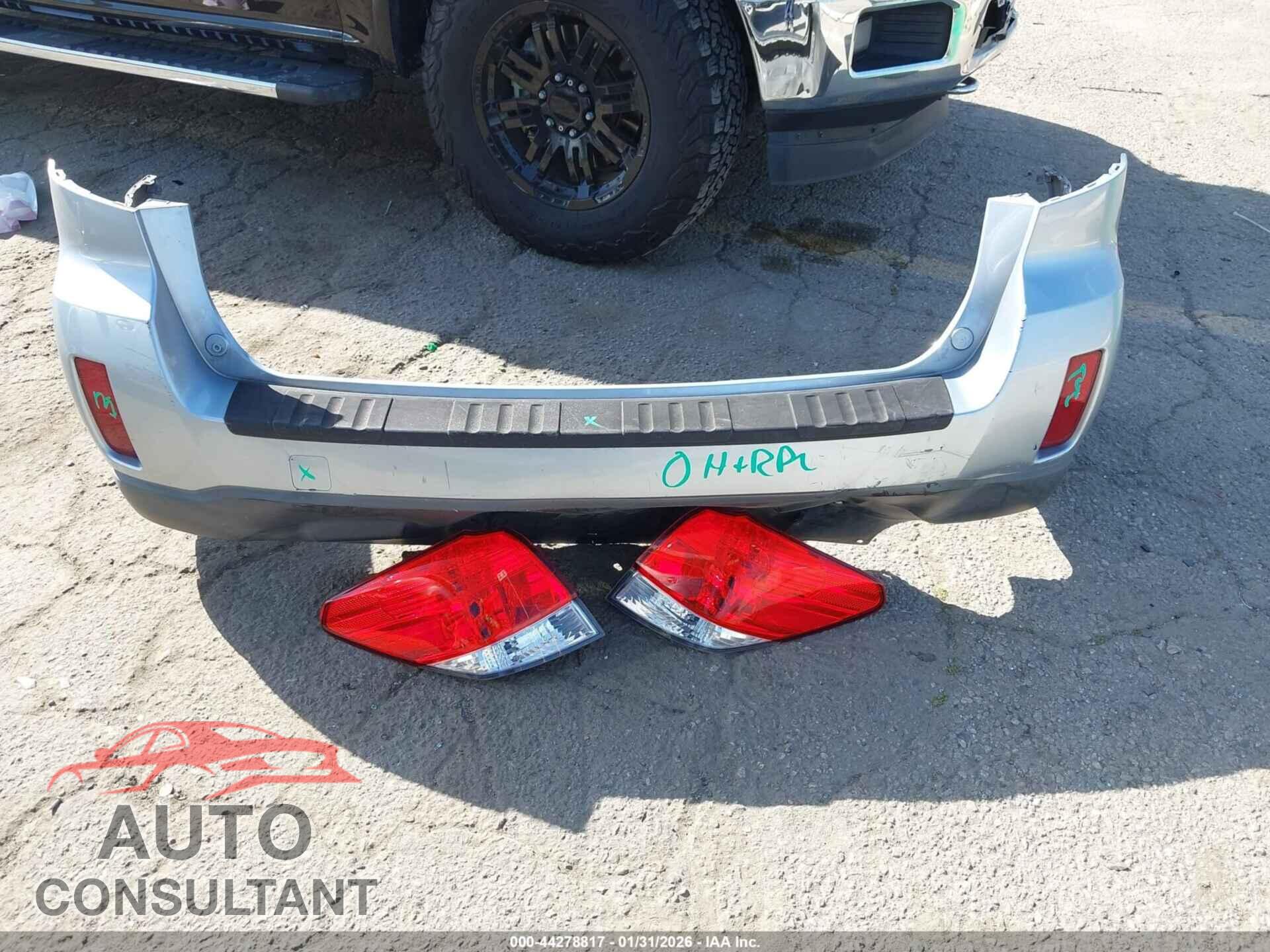 SUBARU OUTBACK 2013 - 4S4BRBCC9D3292425
