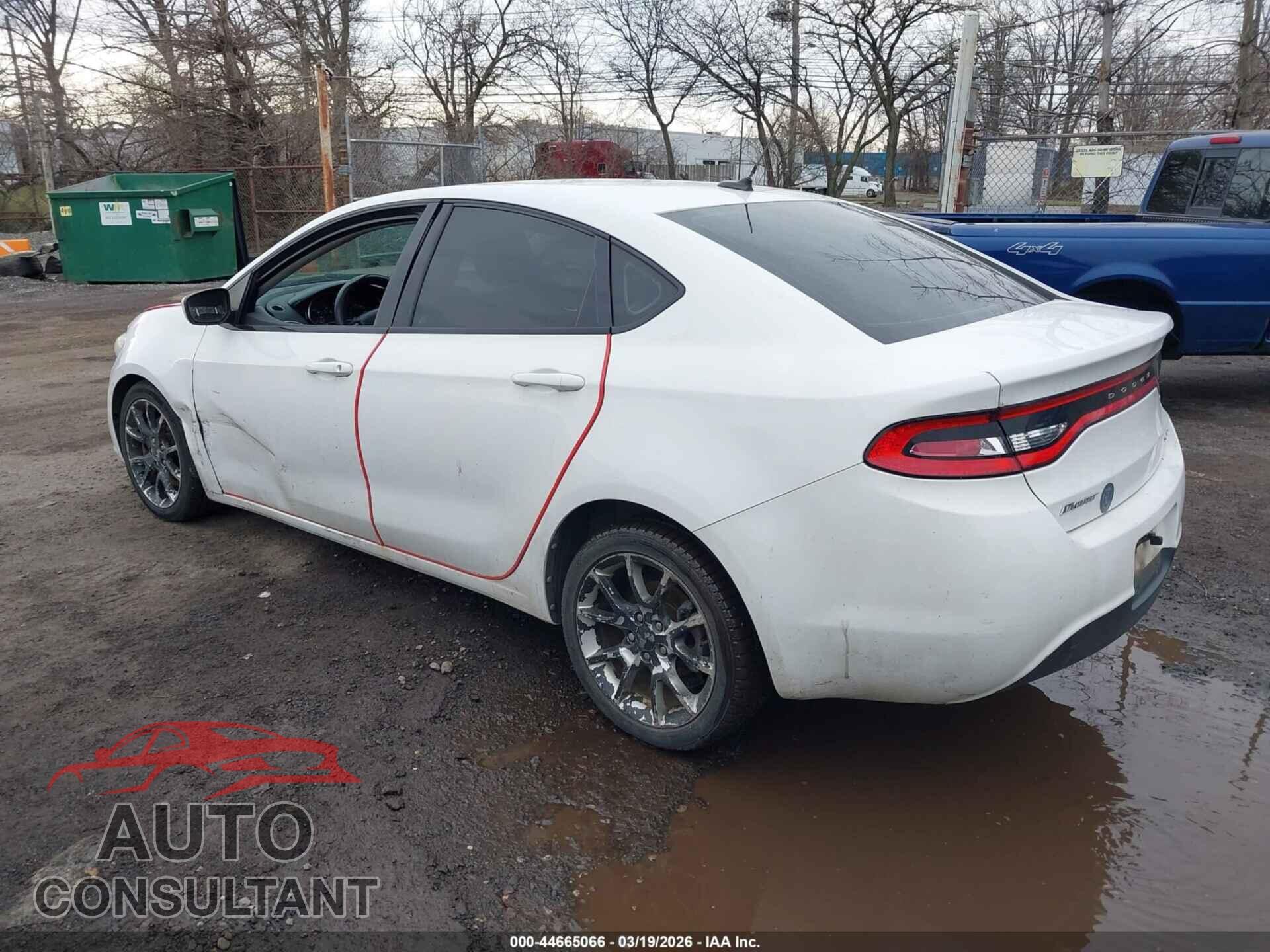 DODGE DART 2013 - 1C3CDFBA2DD110027
