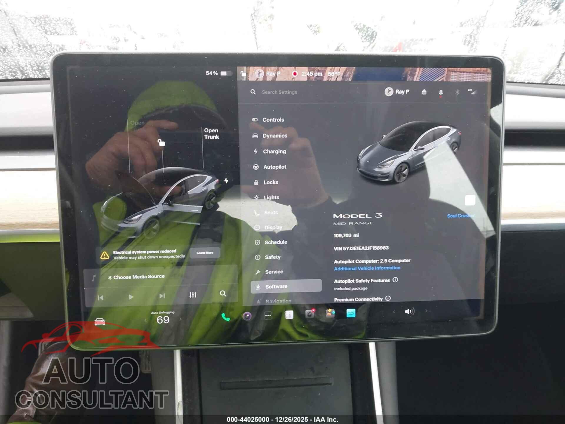 TESLA MODEL 3 2018 - 5YJ3E1EA2JF158963