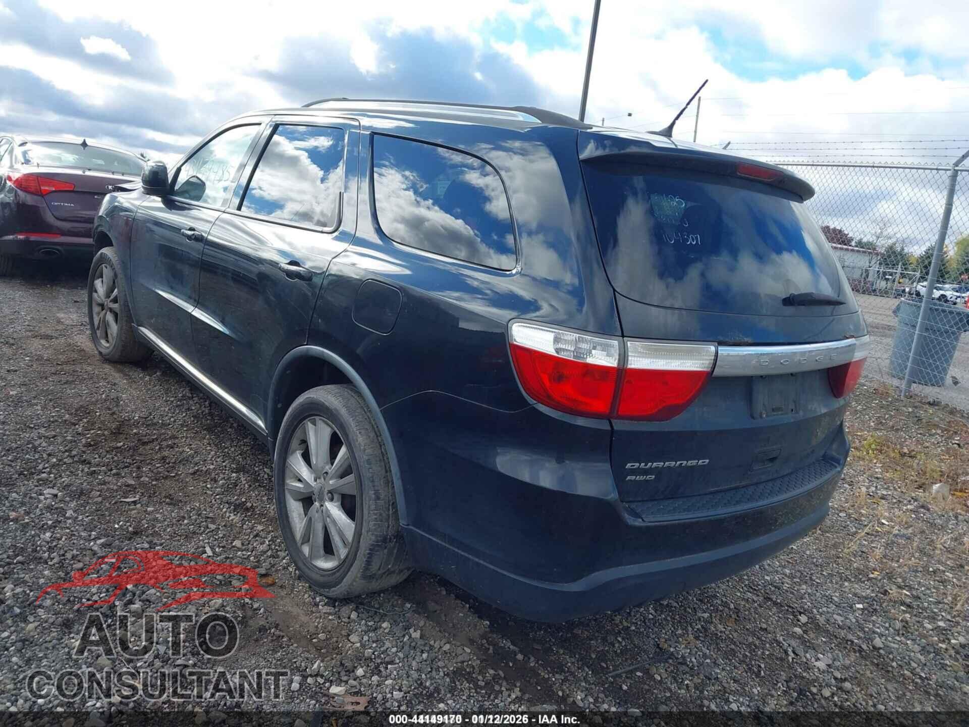 DODGE DURANGO 2012 - 1C4RDJAG7CC104307