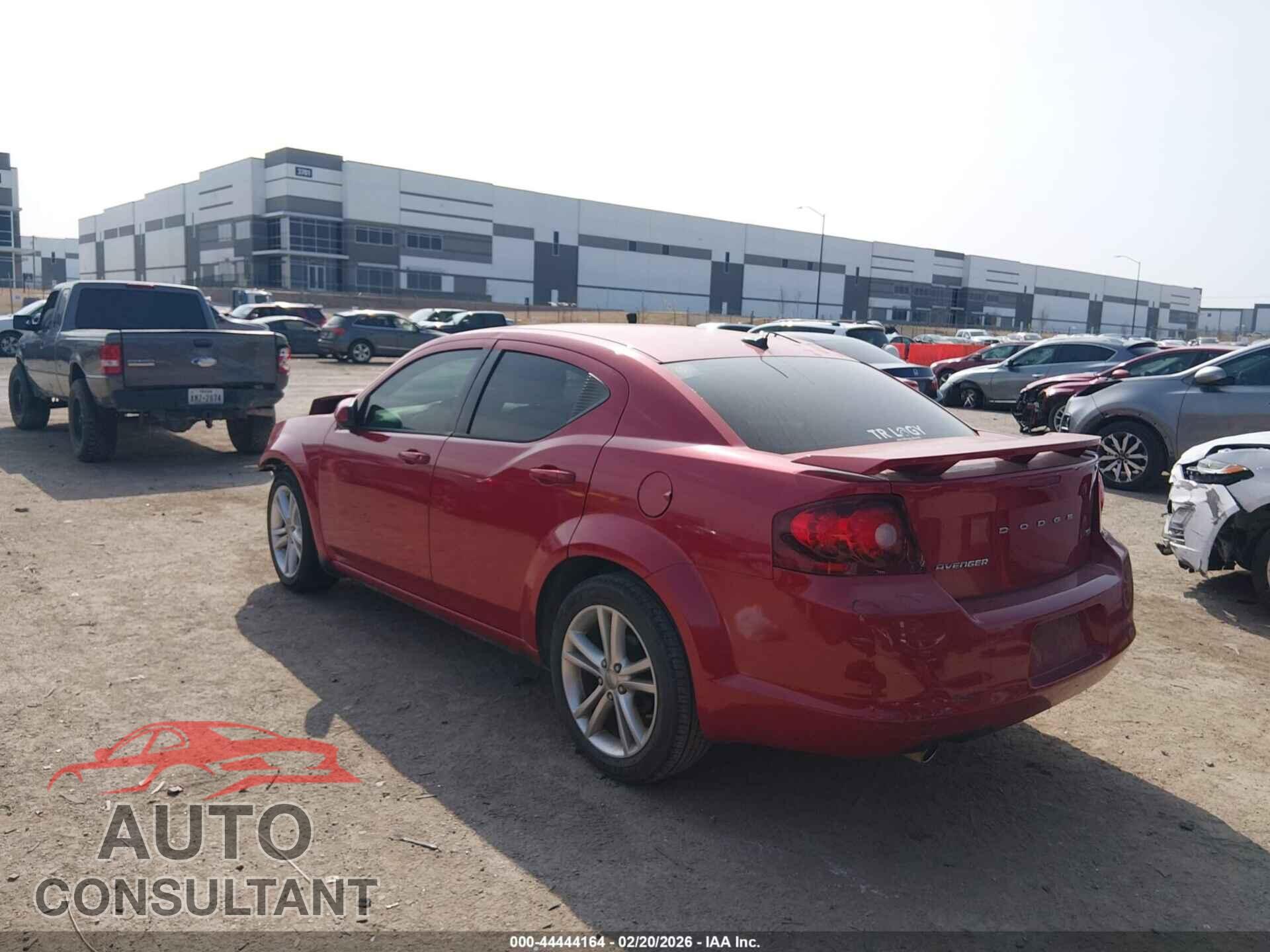 DODGE AVENGER 2012 - 1C3CDZEG5CN280554