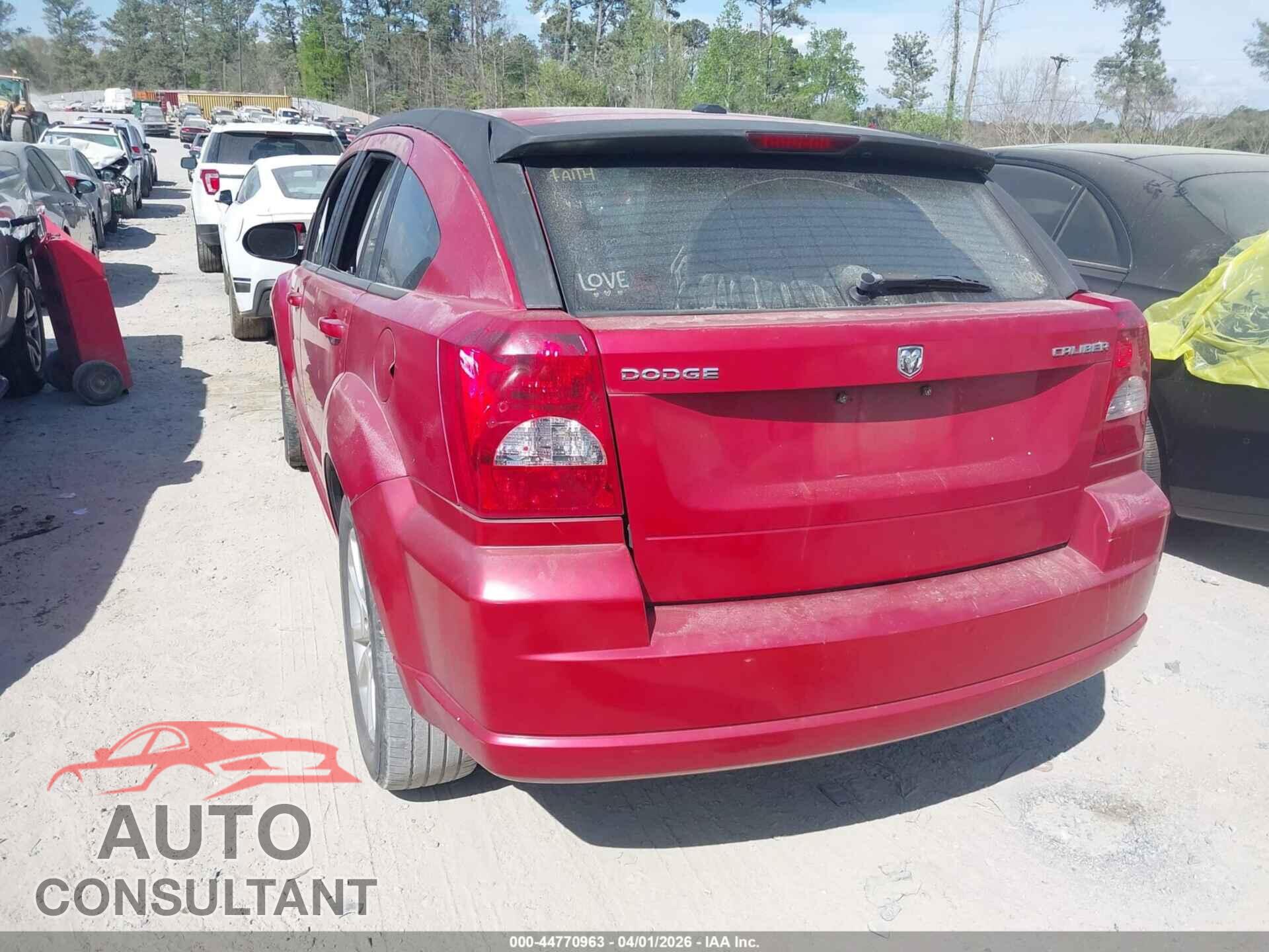 DODGE CALIBER 2012 - 1C3CDWEA6CD529346