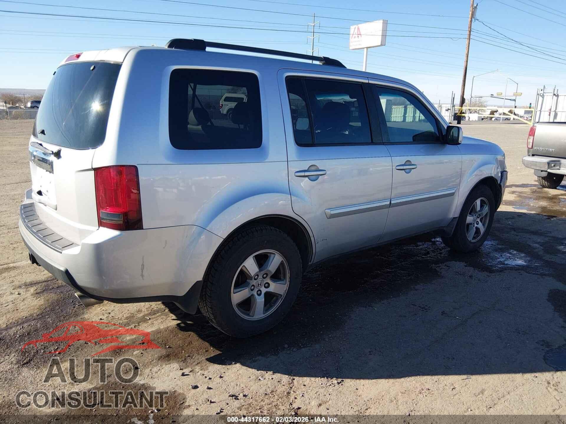 HONDA PILOT 2009 - 5FNYF38659B007746