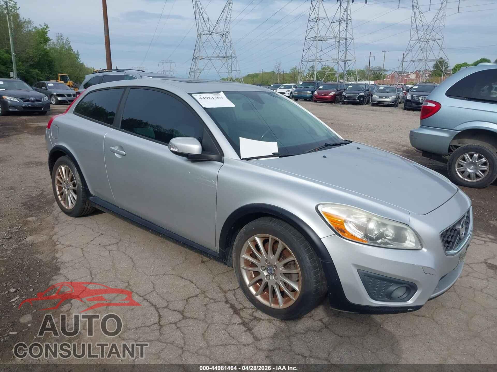 VOLVO C30 2011 - YV1672MK3B2211773