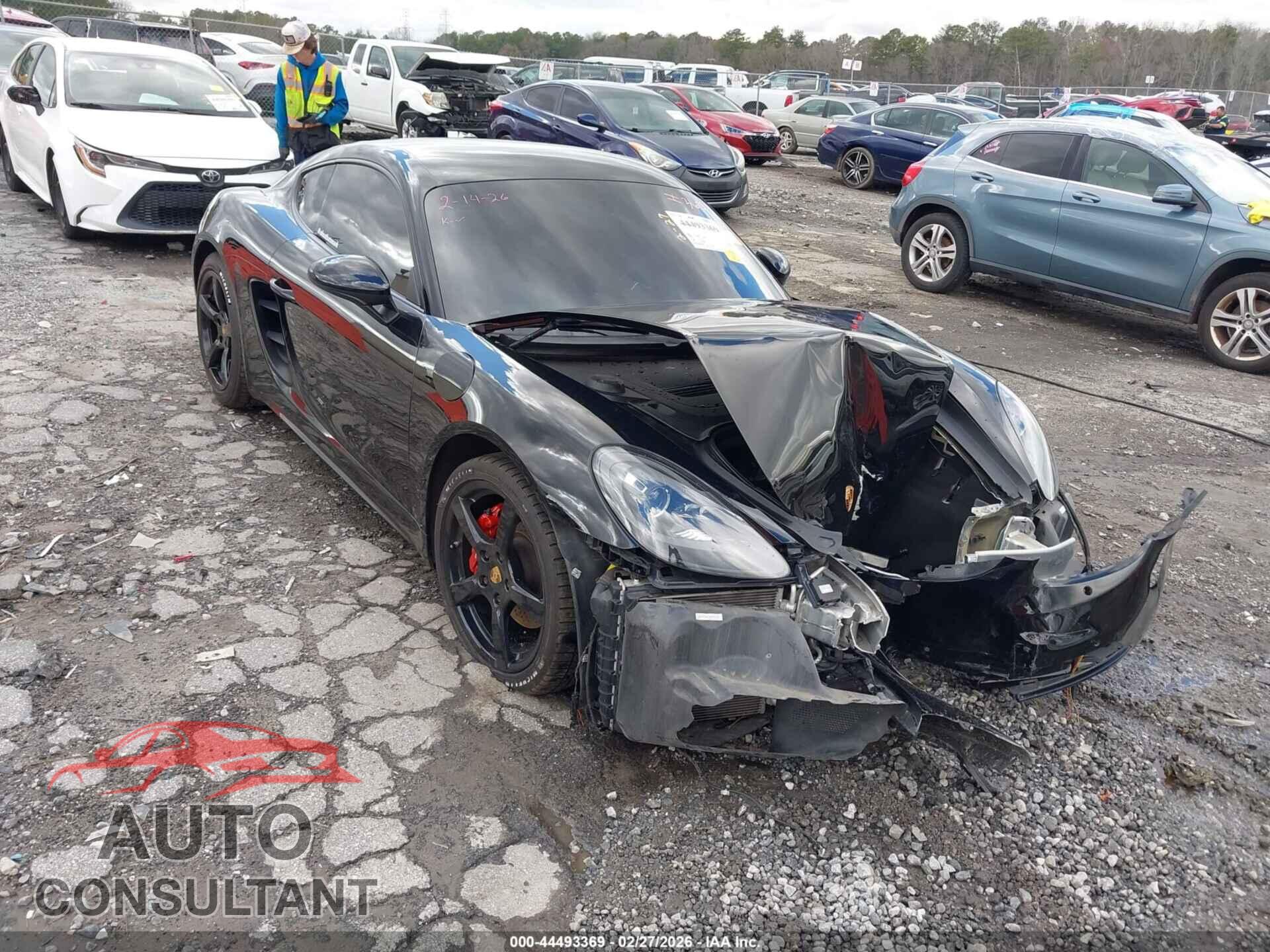 PORSCHE 718 CAYMAN 2017 - WP0AA2A86HS270223