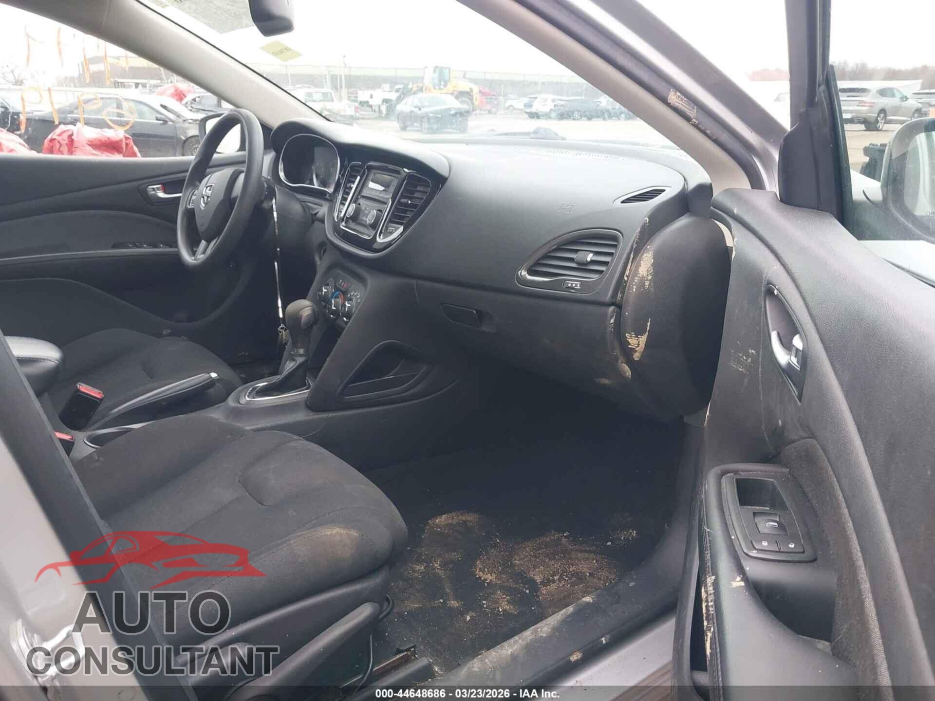 DODGE DART 2013 - 1C3CDFAA0DD191790