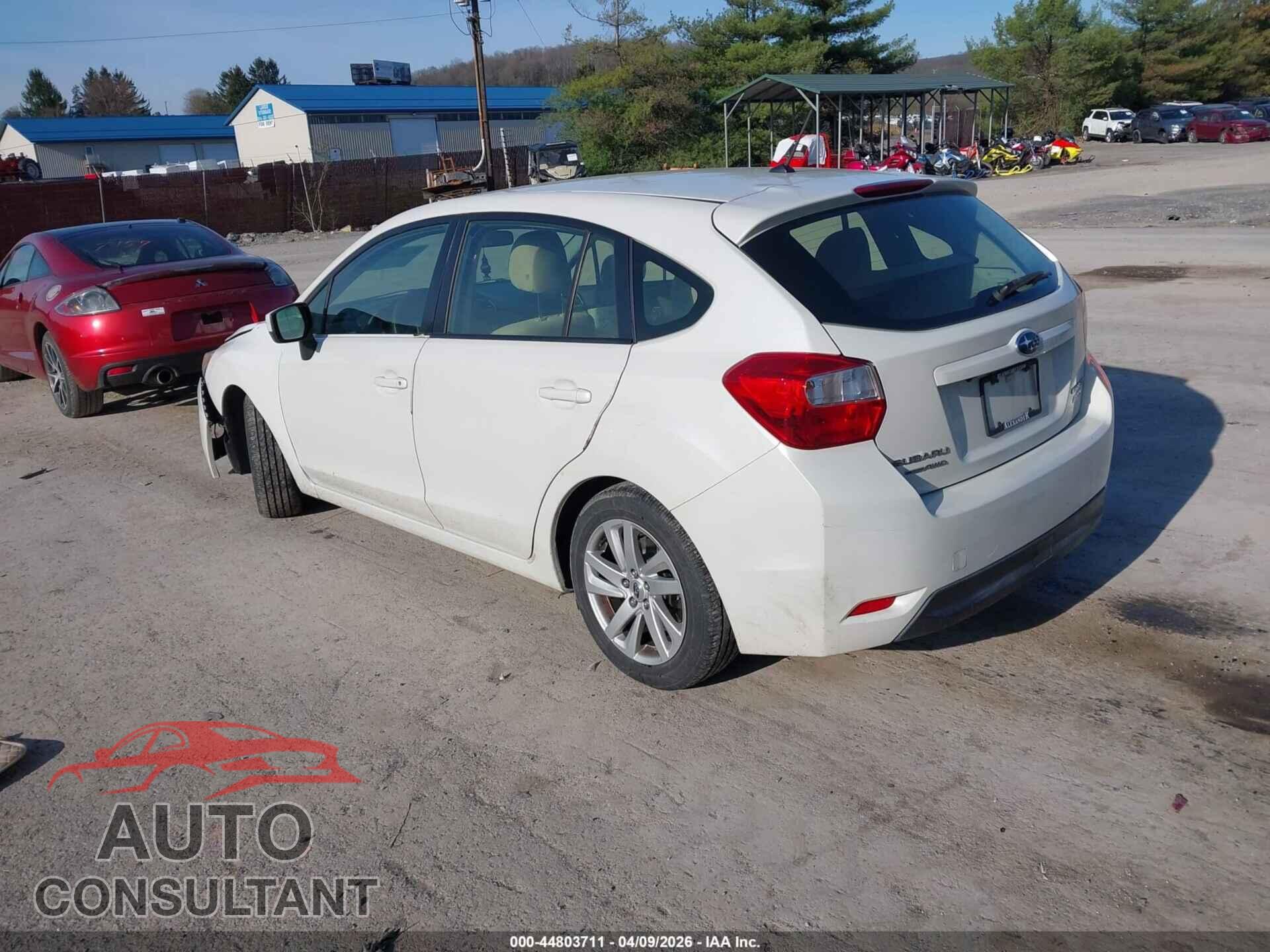 SUBARU IMPREZA 2015 - JF1GPAC63FH257234