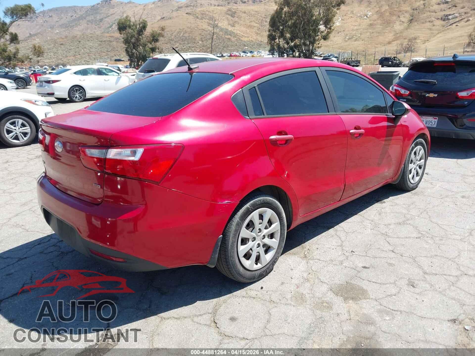KIA RIO 2014 - KNADM4A39E6352761