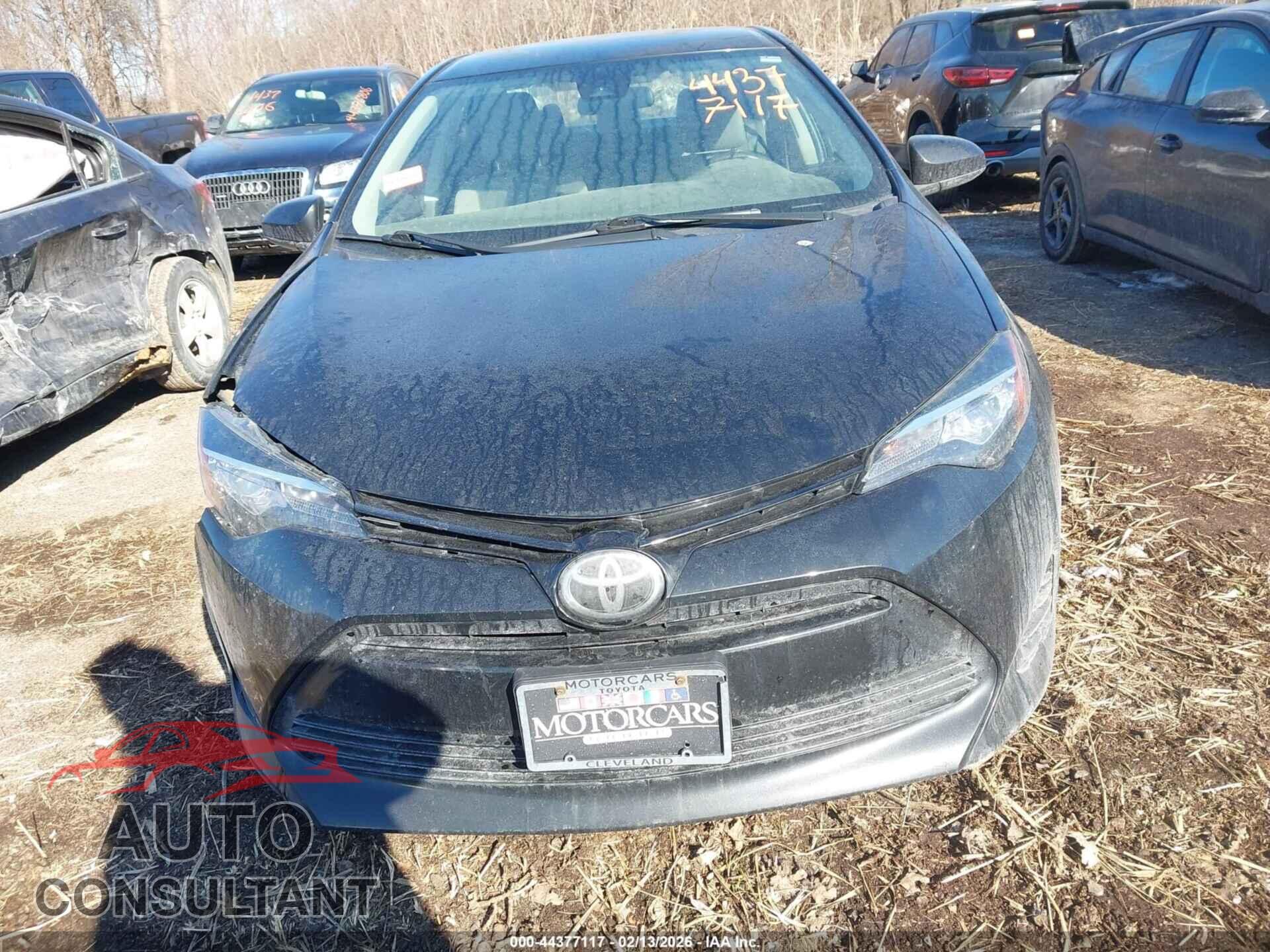 TOYOTA COROLLA 2017 - 2T1BURHEXHC819603