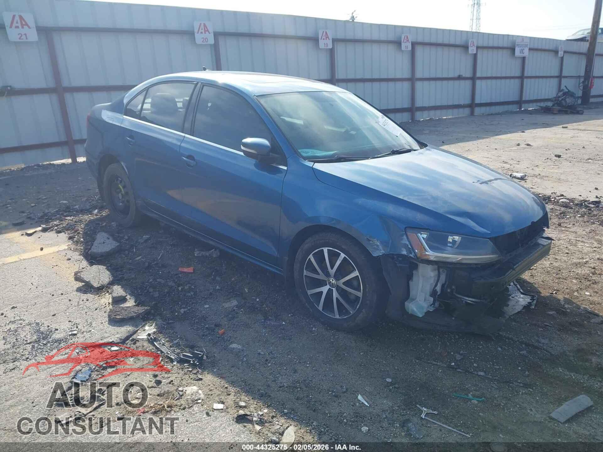 VOLKSWAGEN JETTA 2017 - 3VWDB7AJ4HM203149