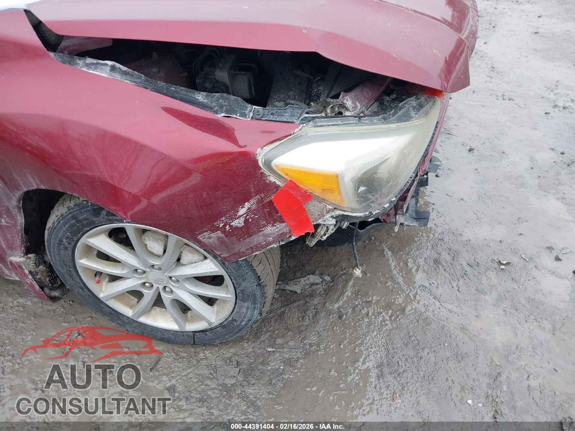 SUBARU IMPREZA 2012 - JF1GJAC69CH024228