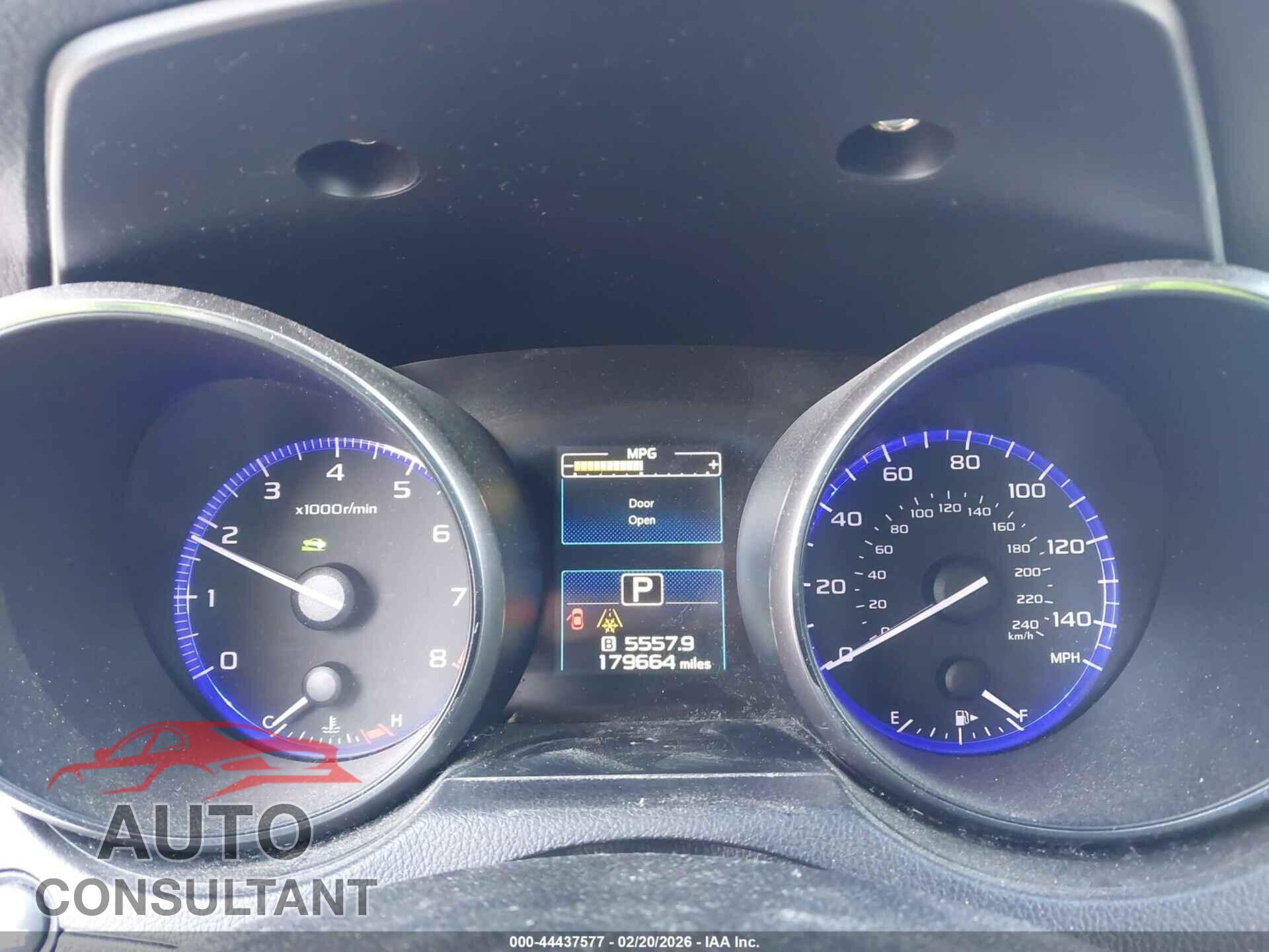 SUBARU OUTBACK 2017 - 4S4BSACC8H3397705
