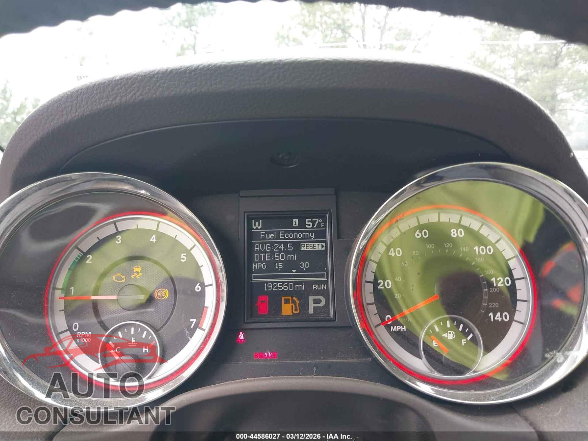 DODGE DURANGO 2012 - 1C4RDHDG5CC266845