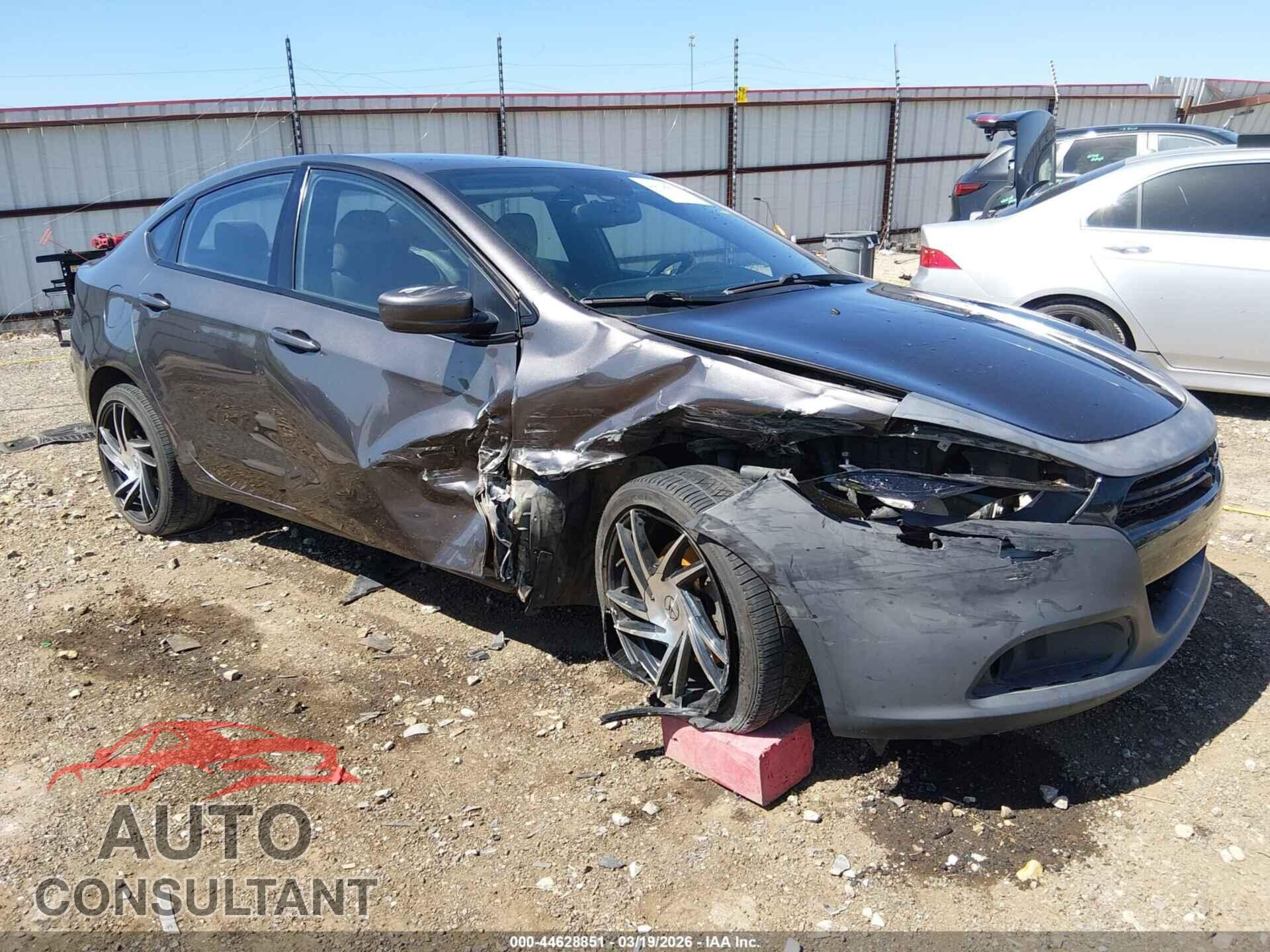 DODGE DART 2015 - 1C3CDFBB9FD141674