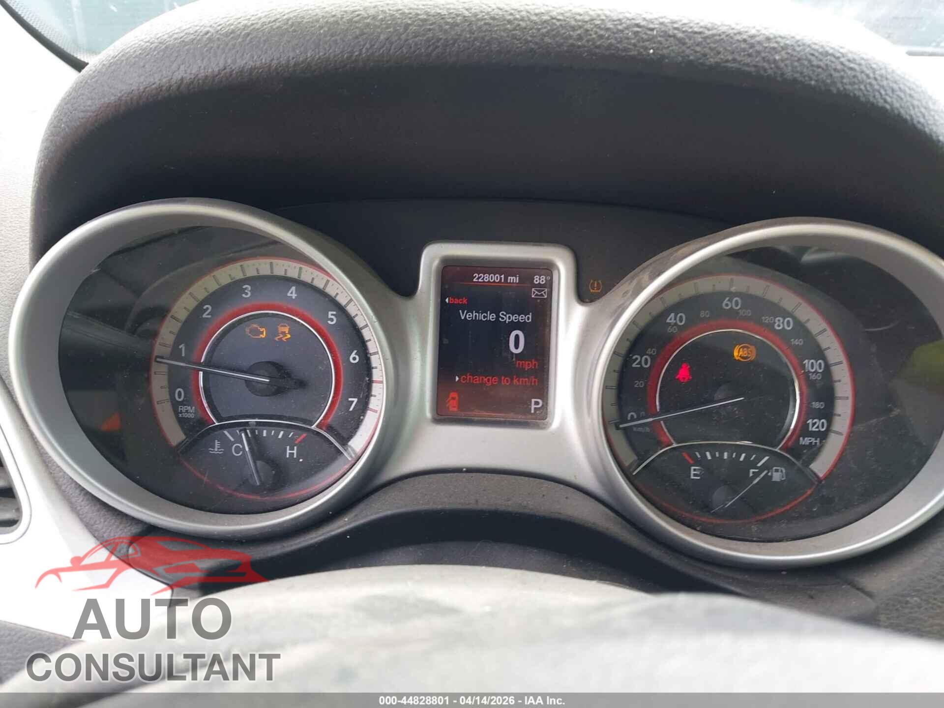 DODGE JOURNEY 2013 - 3C4PDCAB4DT508467