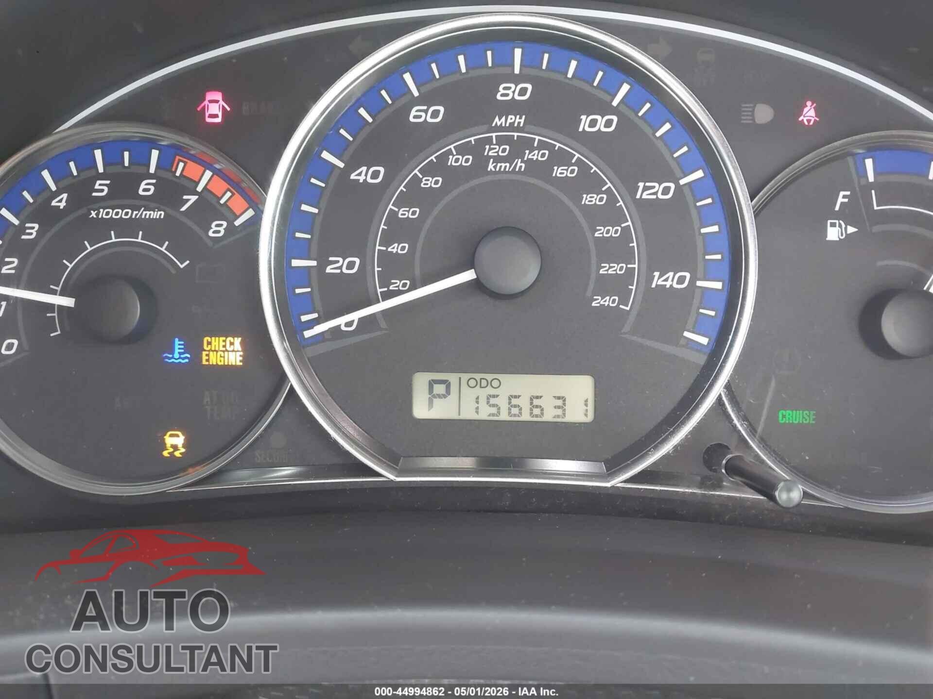 SUBARU FORESTER 2011 - JF2SHBBCXBH731531