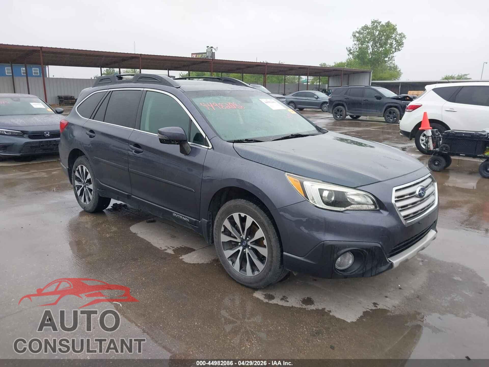 SUBARU OUTBACK 2017 - 4S4BSANC1H3206882