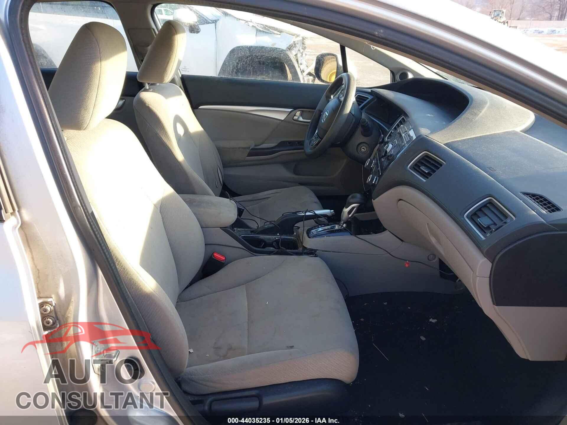 HONDA CIVIC 2013 - 19XFB2F89DE023965