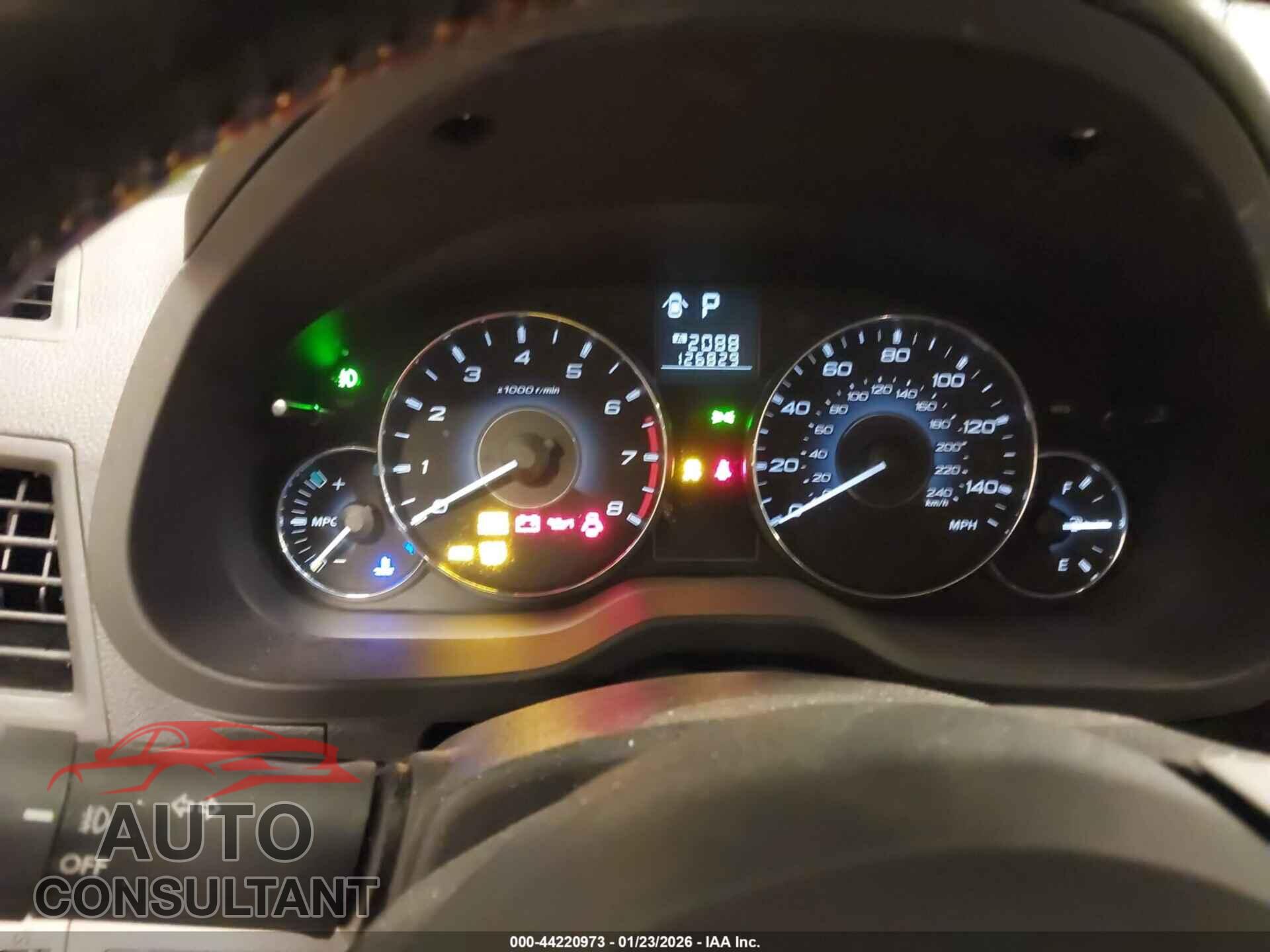 SUBARU OUTBACK 2011 - 4S4BRBCC2B3312446