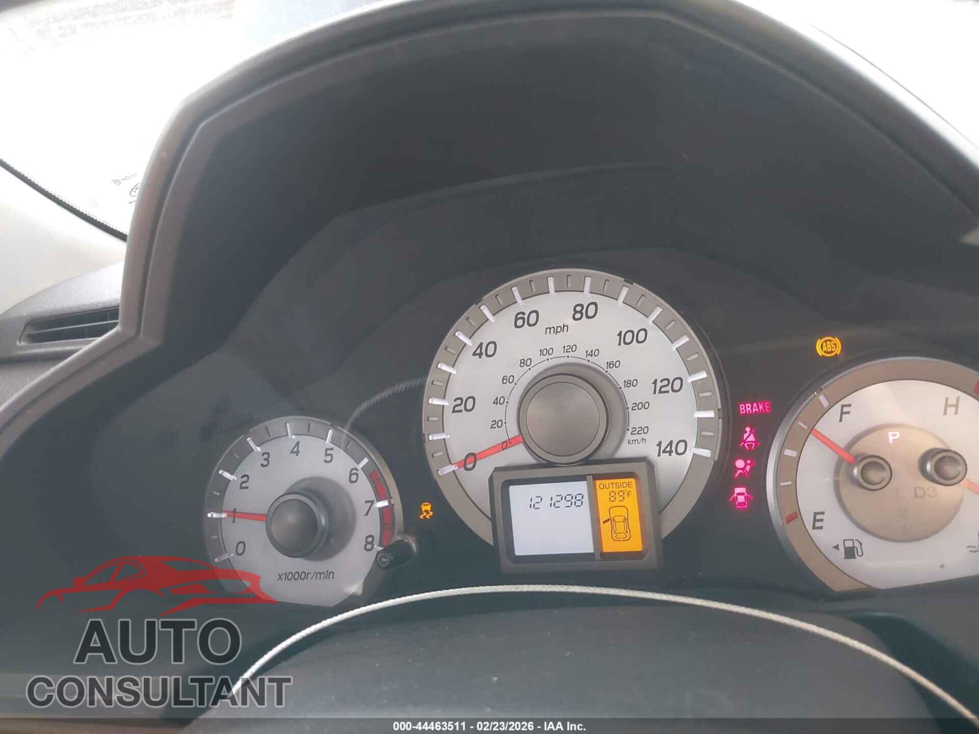 HONDA PILOT 2013 - 5FNYF3H50DB011252