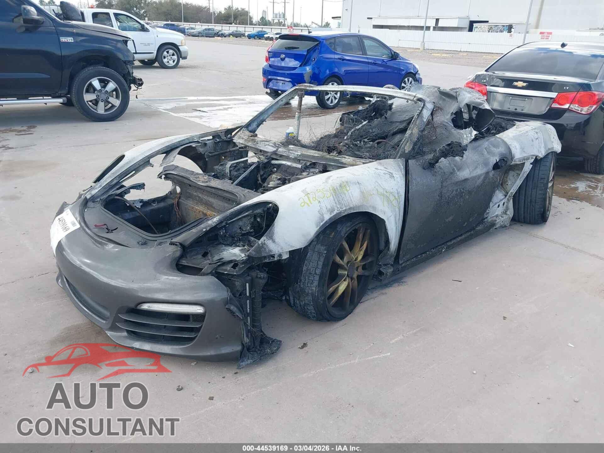 PORSCHE BOXSTER 2013 - WP0CA2A83DS114725