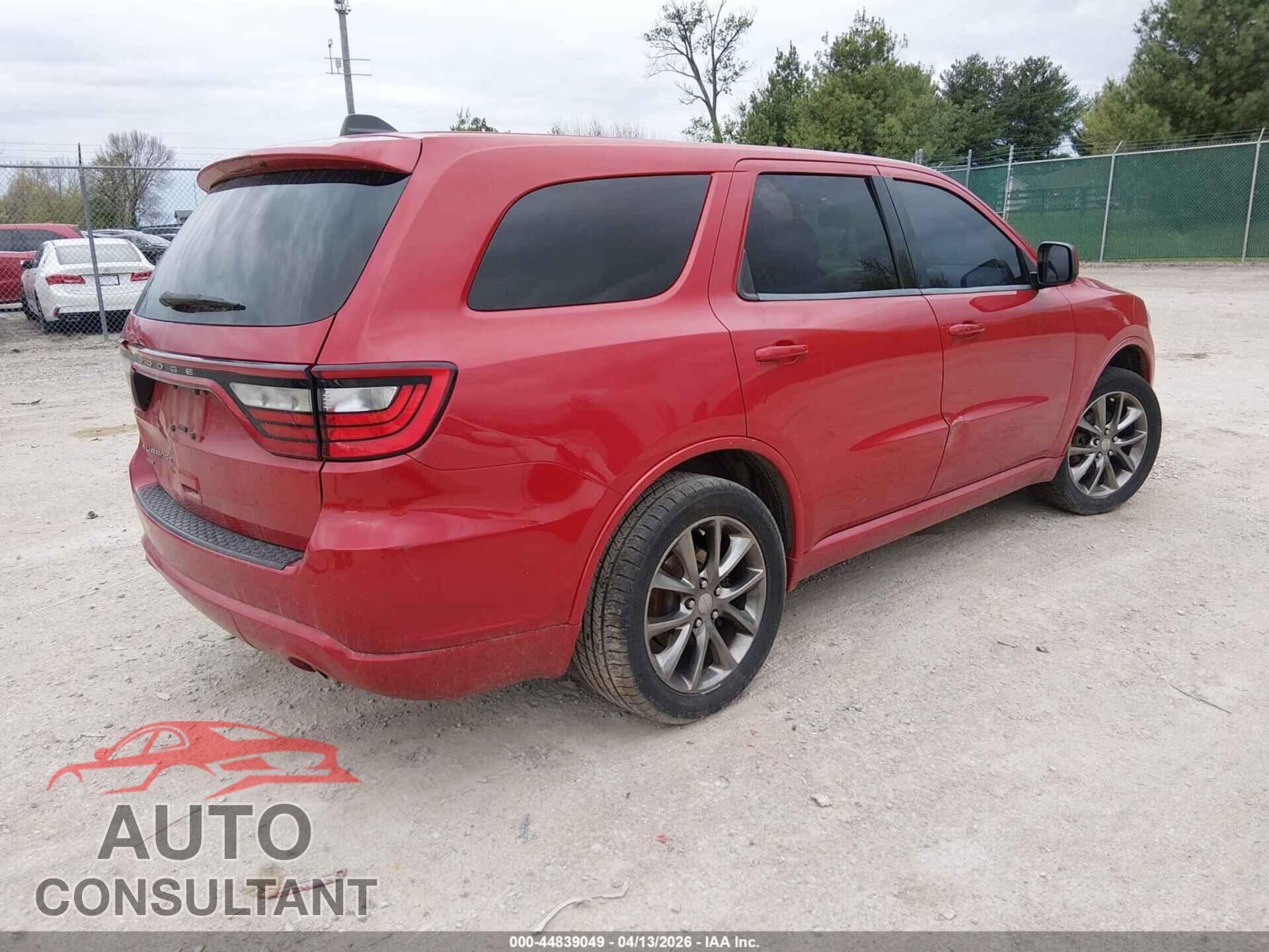 DODGE DURANGO 2014 - 1C4RDJAG9EC483863