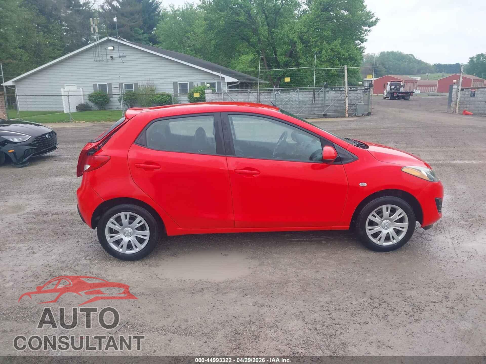MAZDA MAZDA2 2012 - JM1DE1KY4C0137488