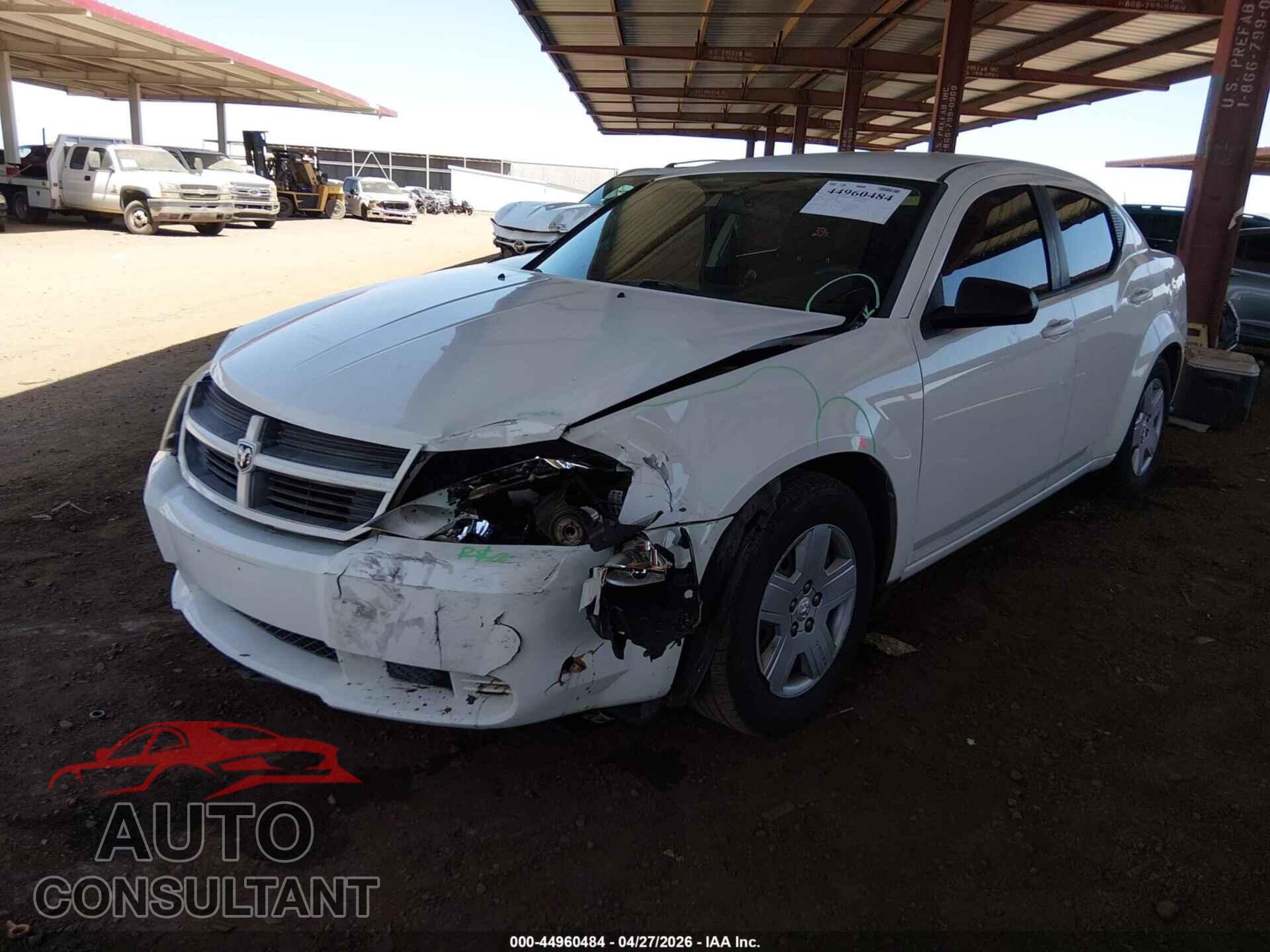 DODGE AVENGER 2010 - 1B3CC4FB1AN170653