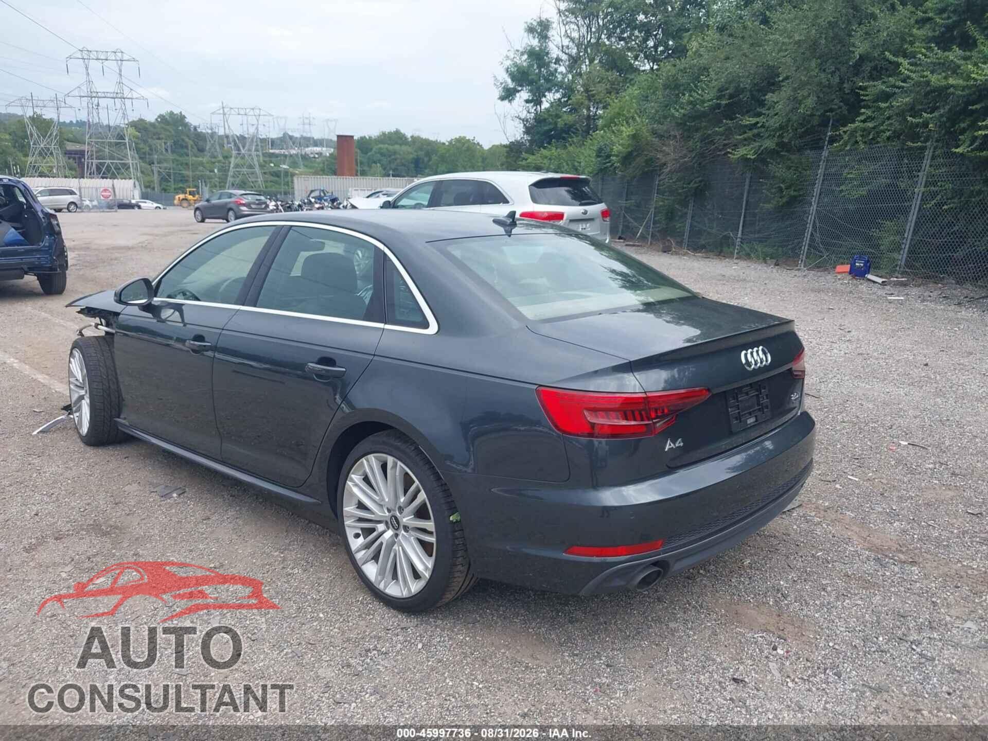 AUDI A4 2017 - WAUENAF44HN026409