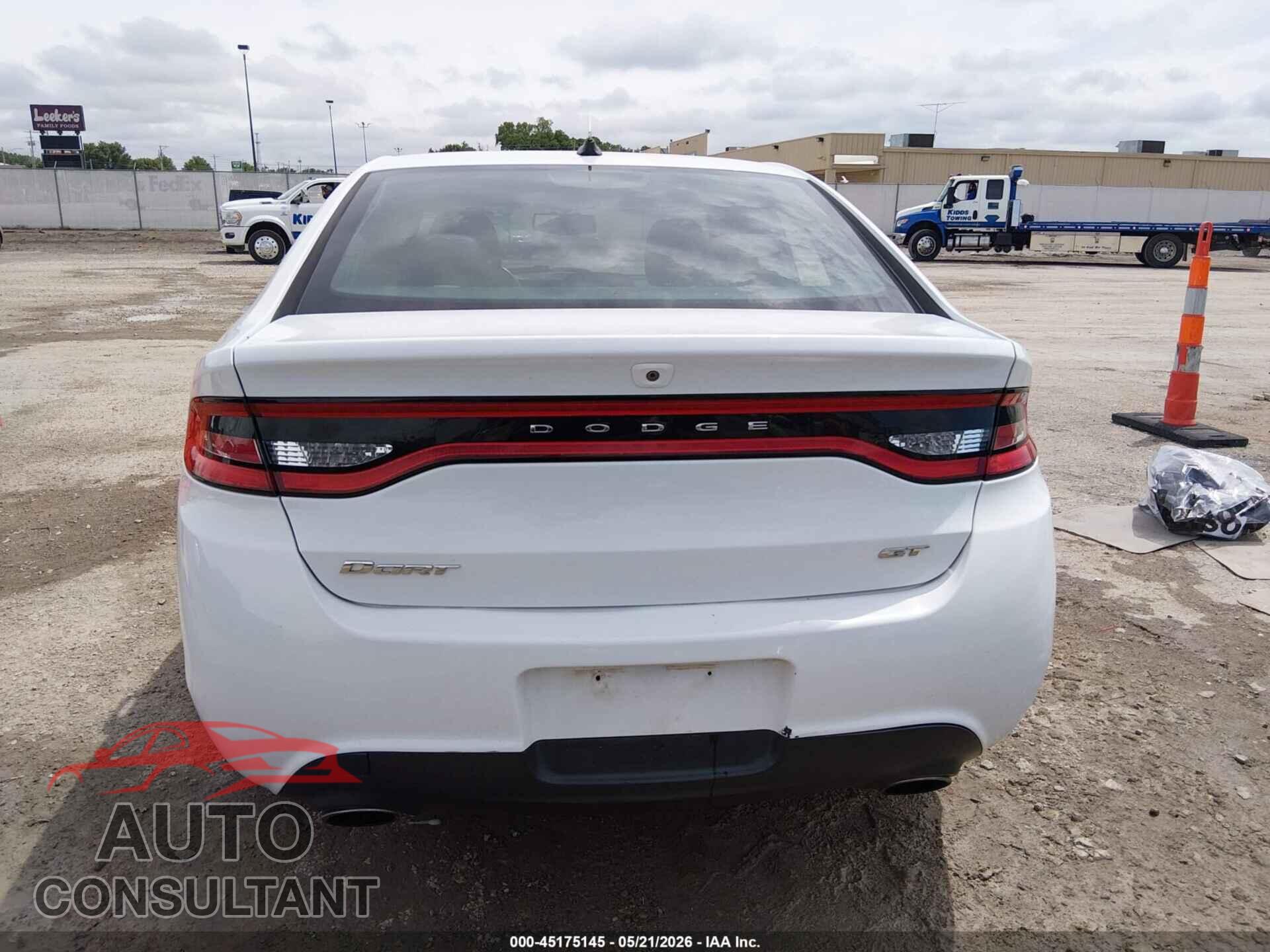 DODGE DART 2015 - 1C3CDFEBXFD194105
