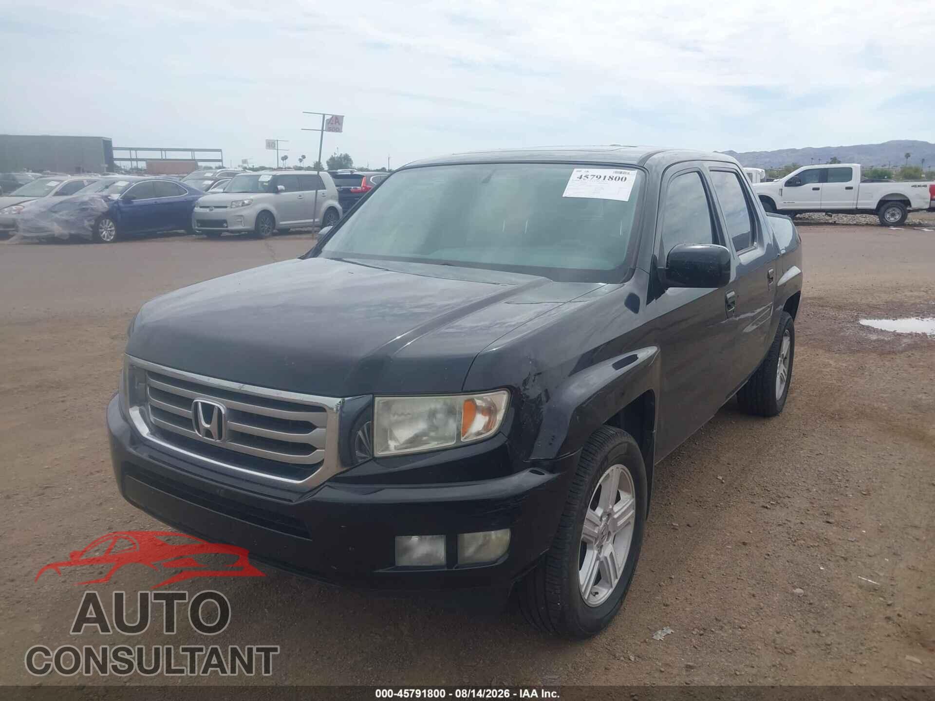 HONDA RIDGELINE 2013 - 5FPYK1F50DB003355