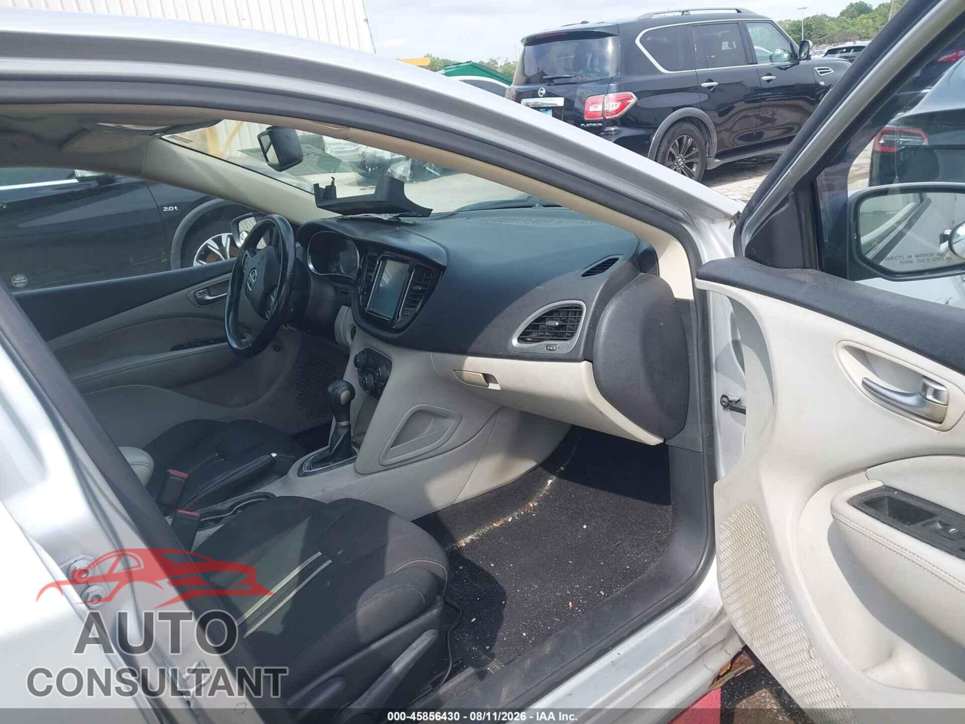 DODGE DART 2013 - 1C3CDFBA2DD307523
