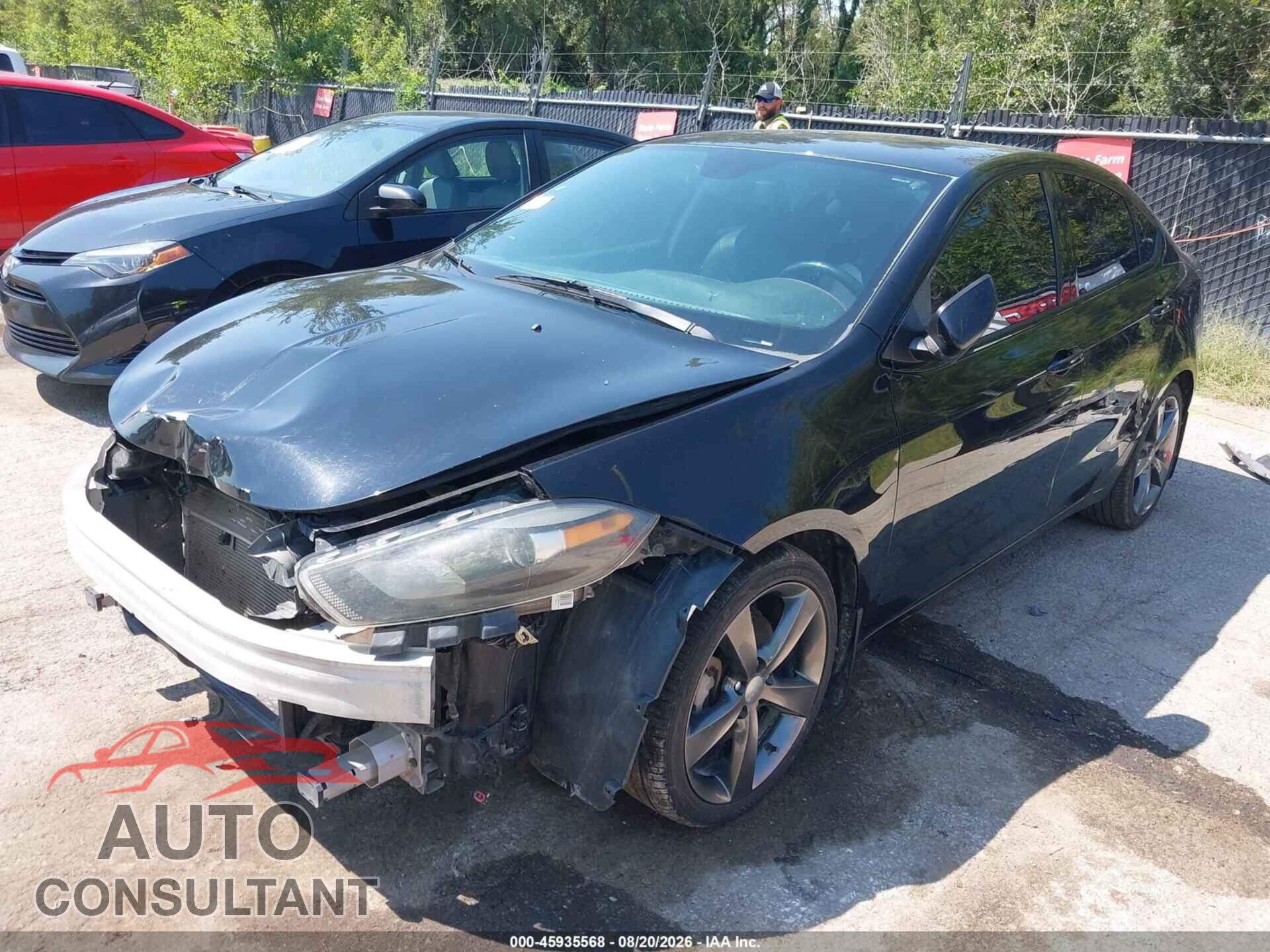 DODGE DART 2014 - 1C3CDFEB4ED768003