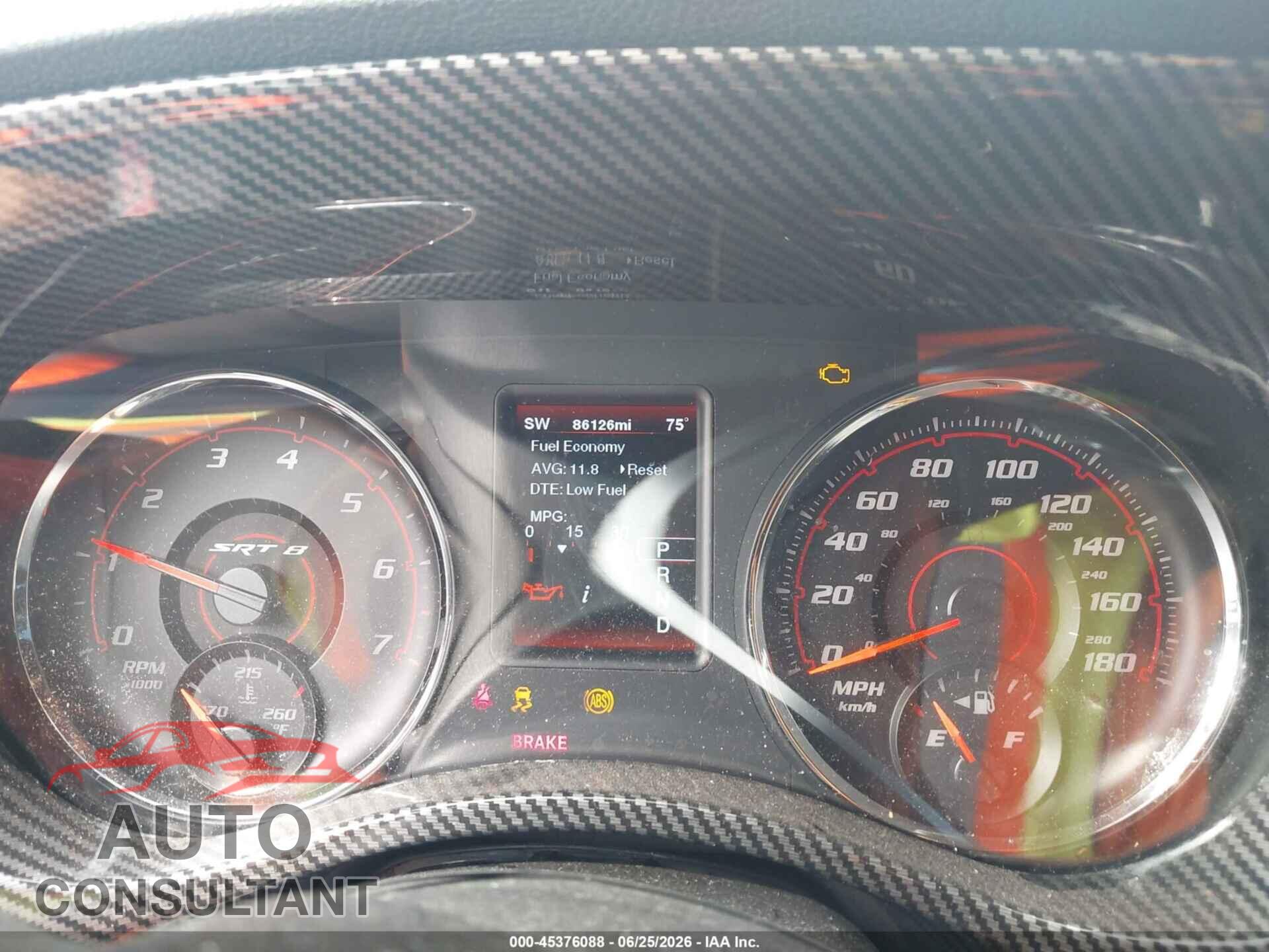 DODGE CHARGER 2012 - 2C3CDXGJ1CH298443