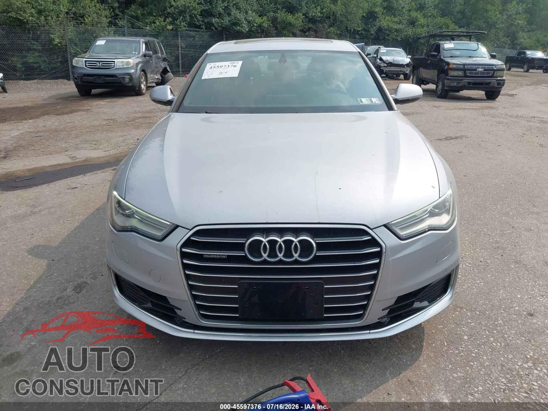 AUDI A6 2016 - WAUGFAFC0GN160989
