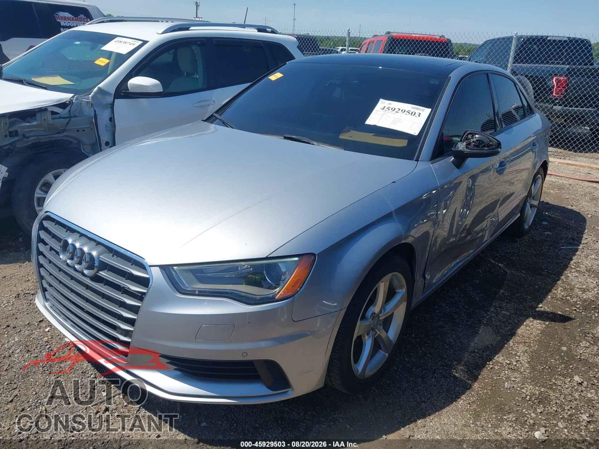 AUDI A3 2016 - WAUA7GFF2G1019302