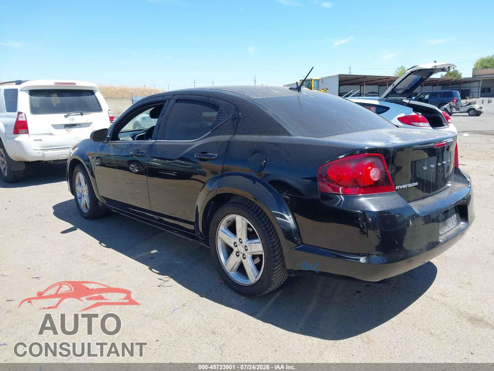 DODGE AVENGER 2013 - 1C3CDZAB9DN643675