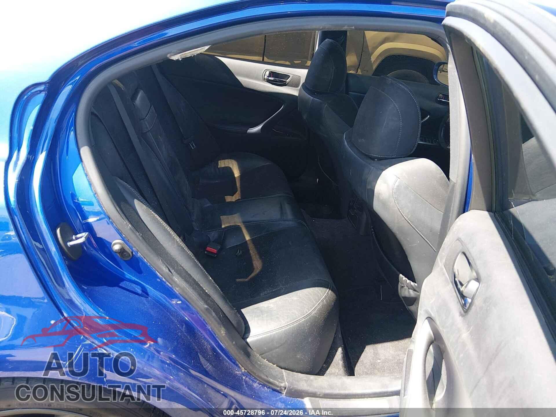 LEXUS IS 250 2011 - JTHBF5C20B5154522