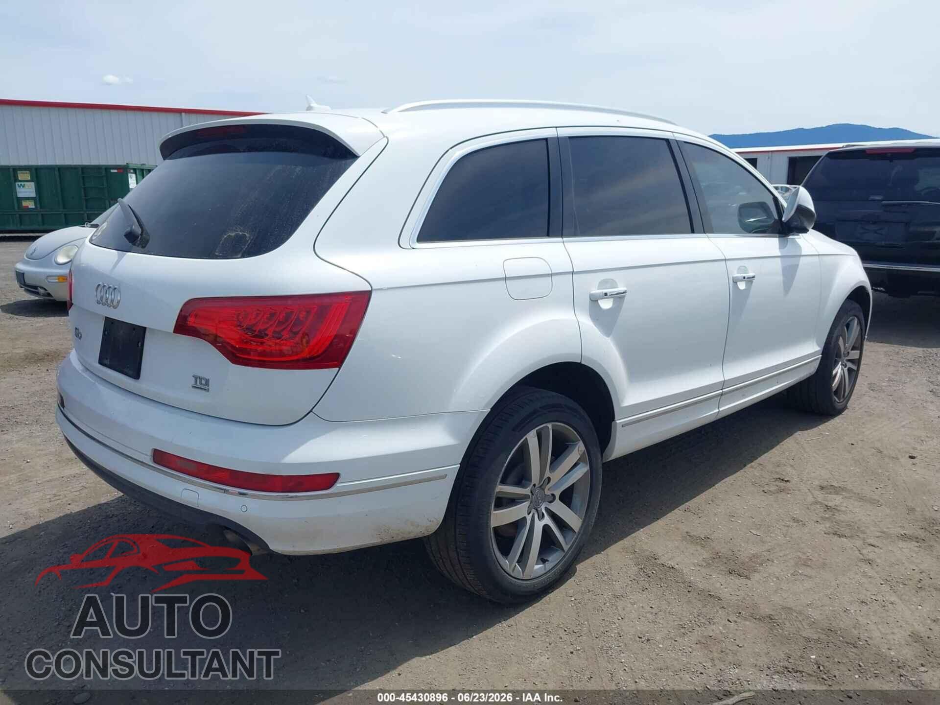 AUDI Q7 2012 - WA1VMAFE6CD003169