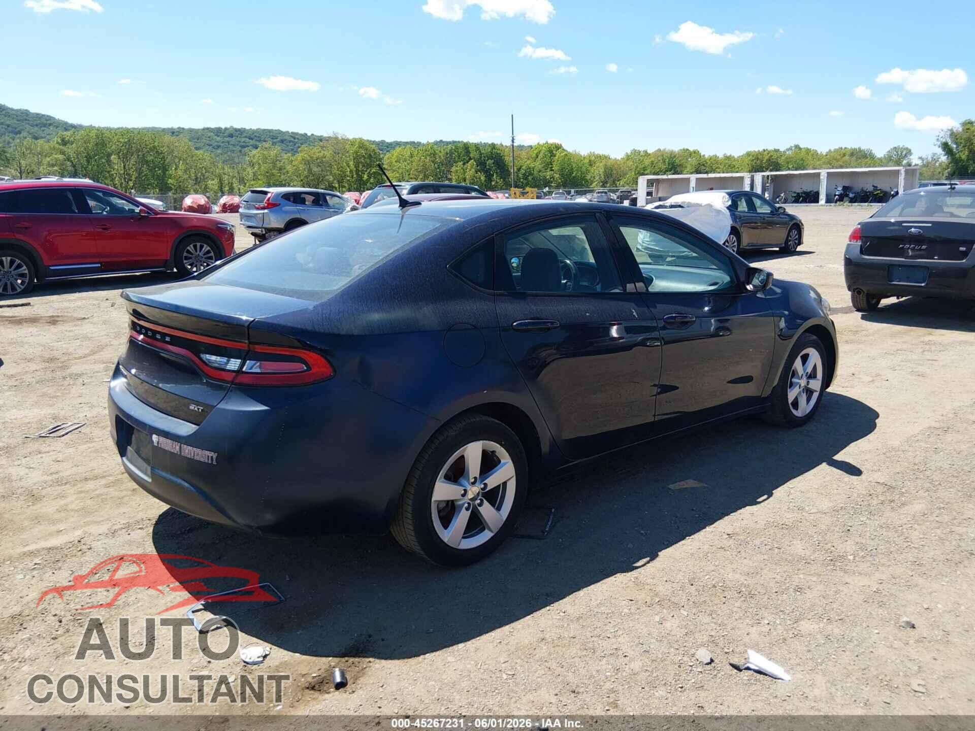DODGE DART 2015 - 1C3CDFBB5FD221506